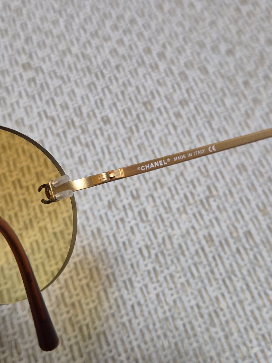 (정품) 샤넬 틴트 선글라스 옐로우 금장 선글라스 무테선글라스 상품이미지9