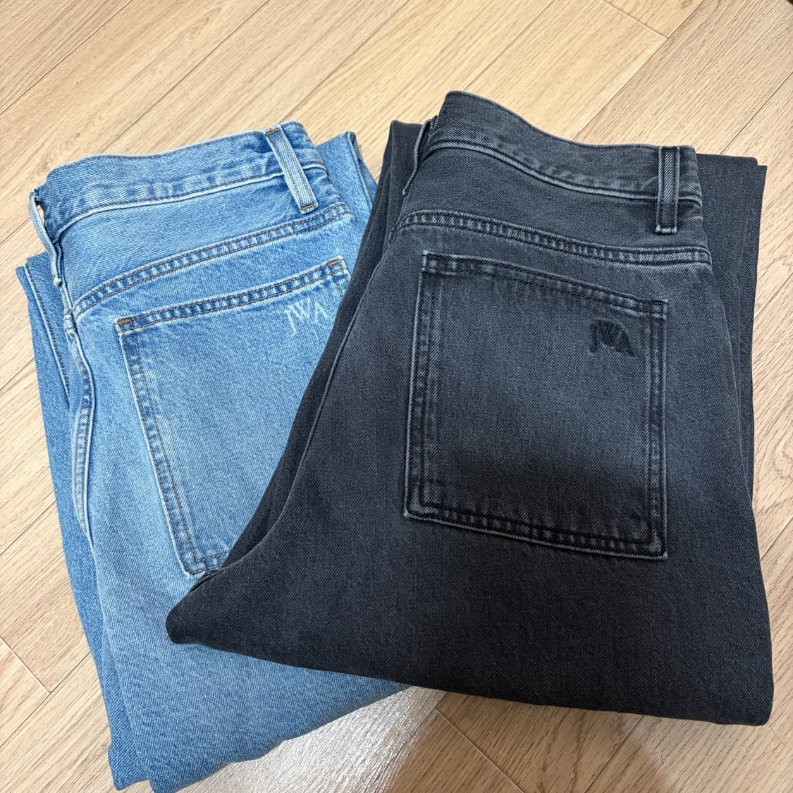 유니클로 jwa 스트레이트진 MEN 30 사이즈 - 블루(연청) 상품이미지5