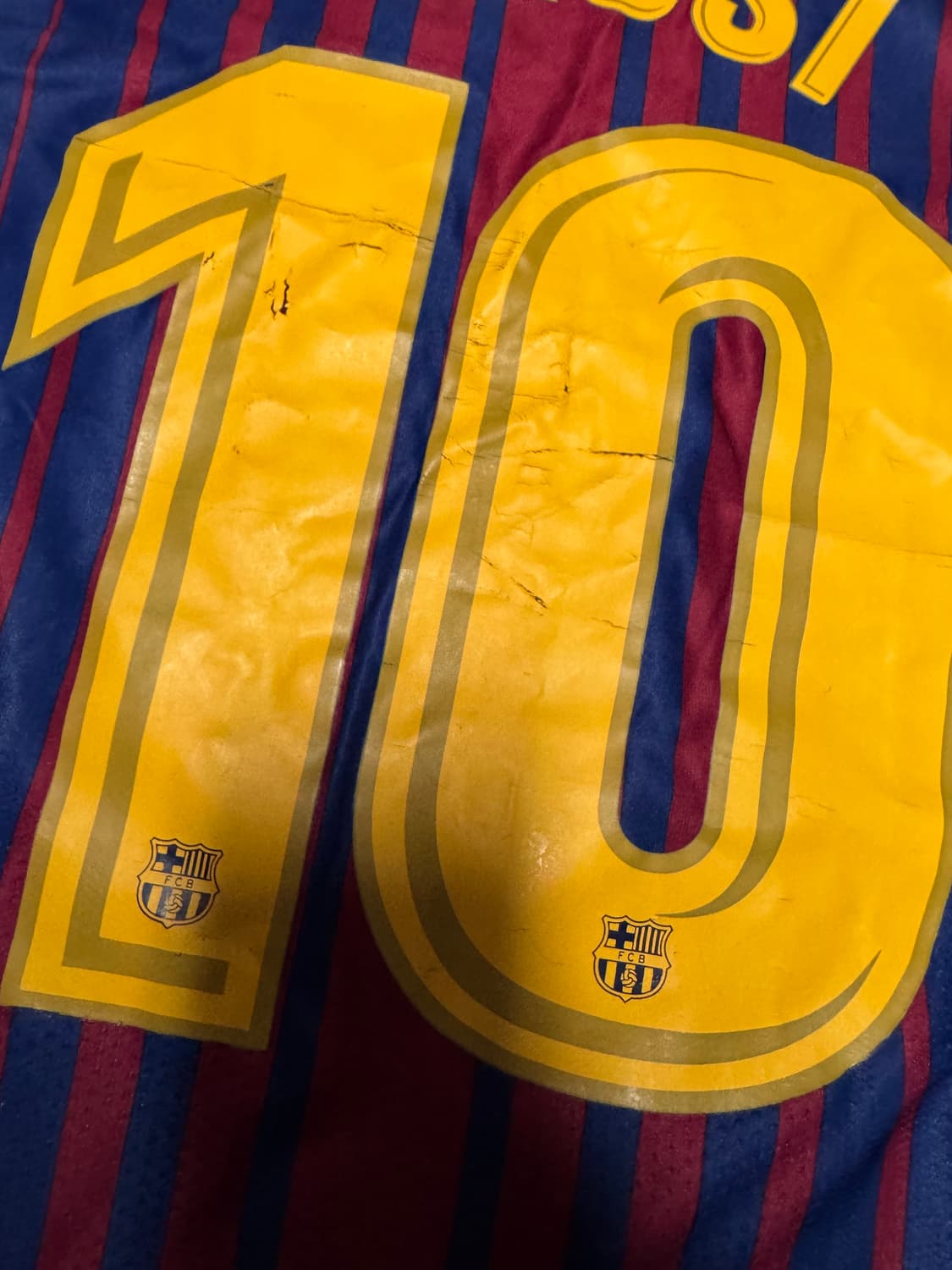 희귀!! 나이키 17-18 바르셀로나 메시 유니폼 티셔츠 S 상품이미지7