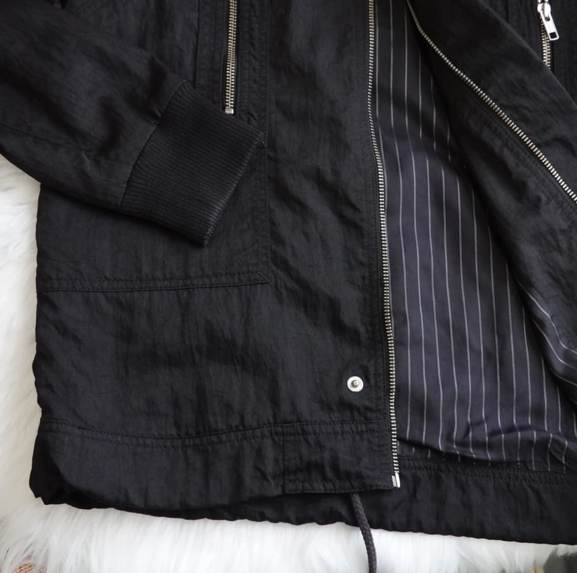 American Rag Cie 블랙 블루종 자켓 1913 상품이미지8