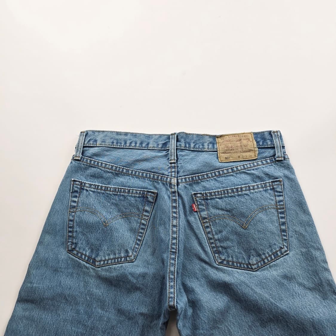 리바이스 501 청바지 미국판 연청 사이즈33 R4563 상품이미지2