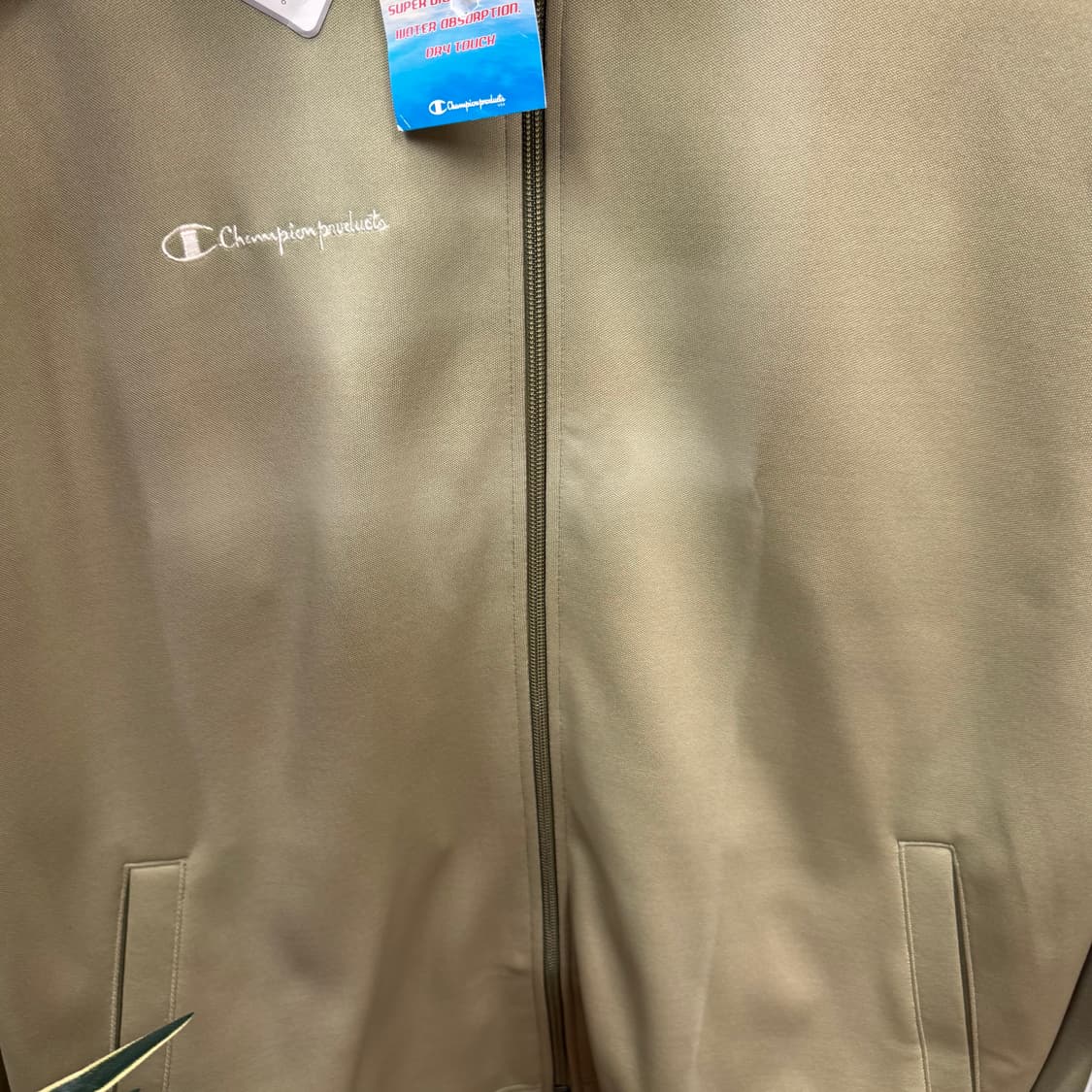 90s 챔피온 재팬 골드윈 져지 사이드 트랙 라인 포인트 카키 상품이미지9