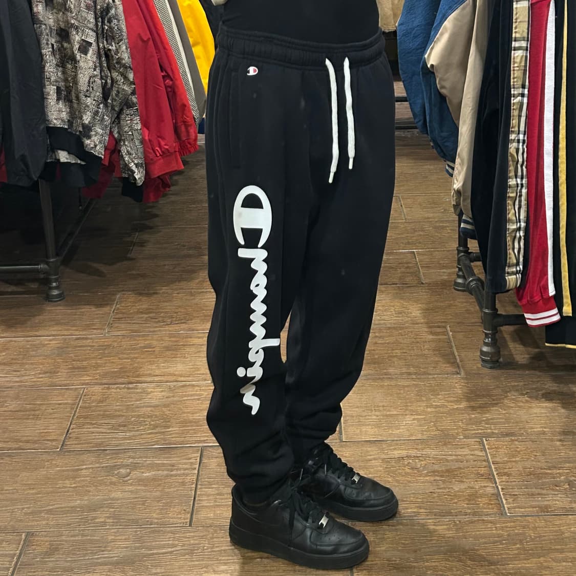 [HI] 챔피온 트레이닝 조거 팬츠 블랙 상품이미지3