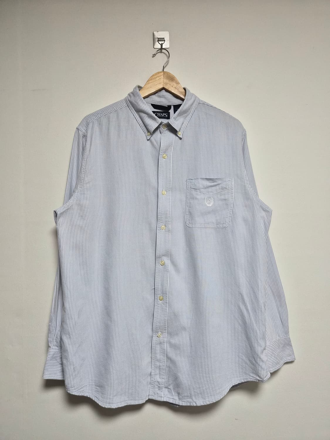 챕스Chaps 스트라이프 옥스포드 셔츠 L - S383 상품이미지1