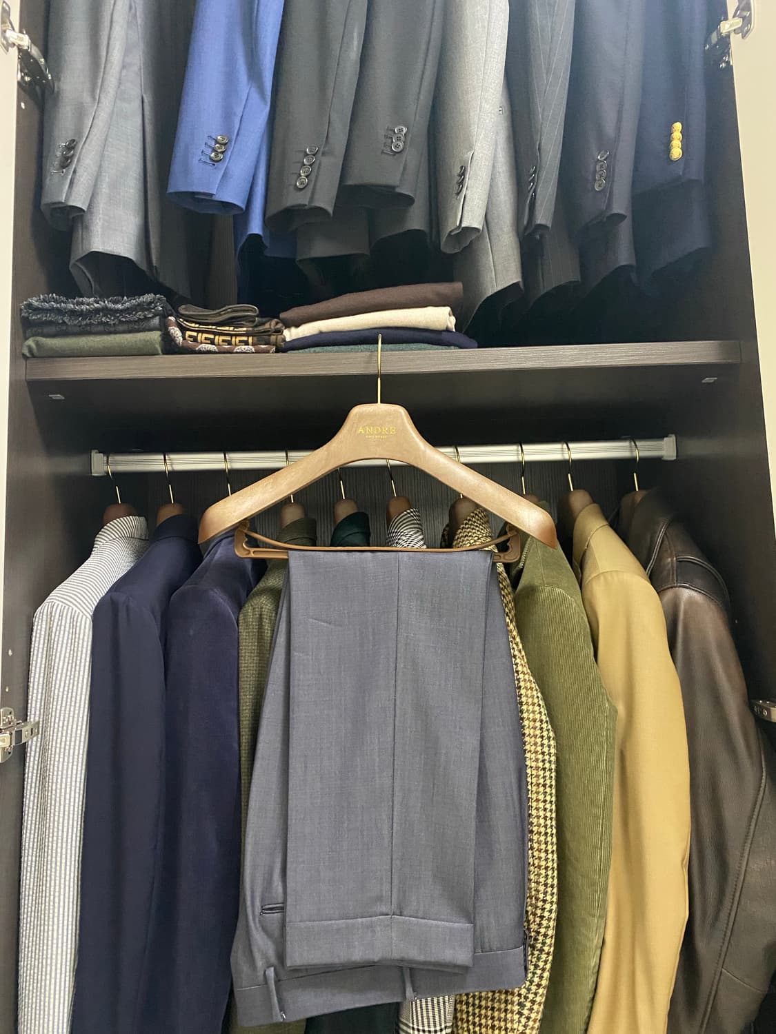 링자켓(RING JACKET) 차콜그레이 수트 셋업(44) 상품이미지6