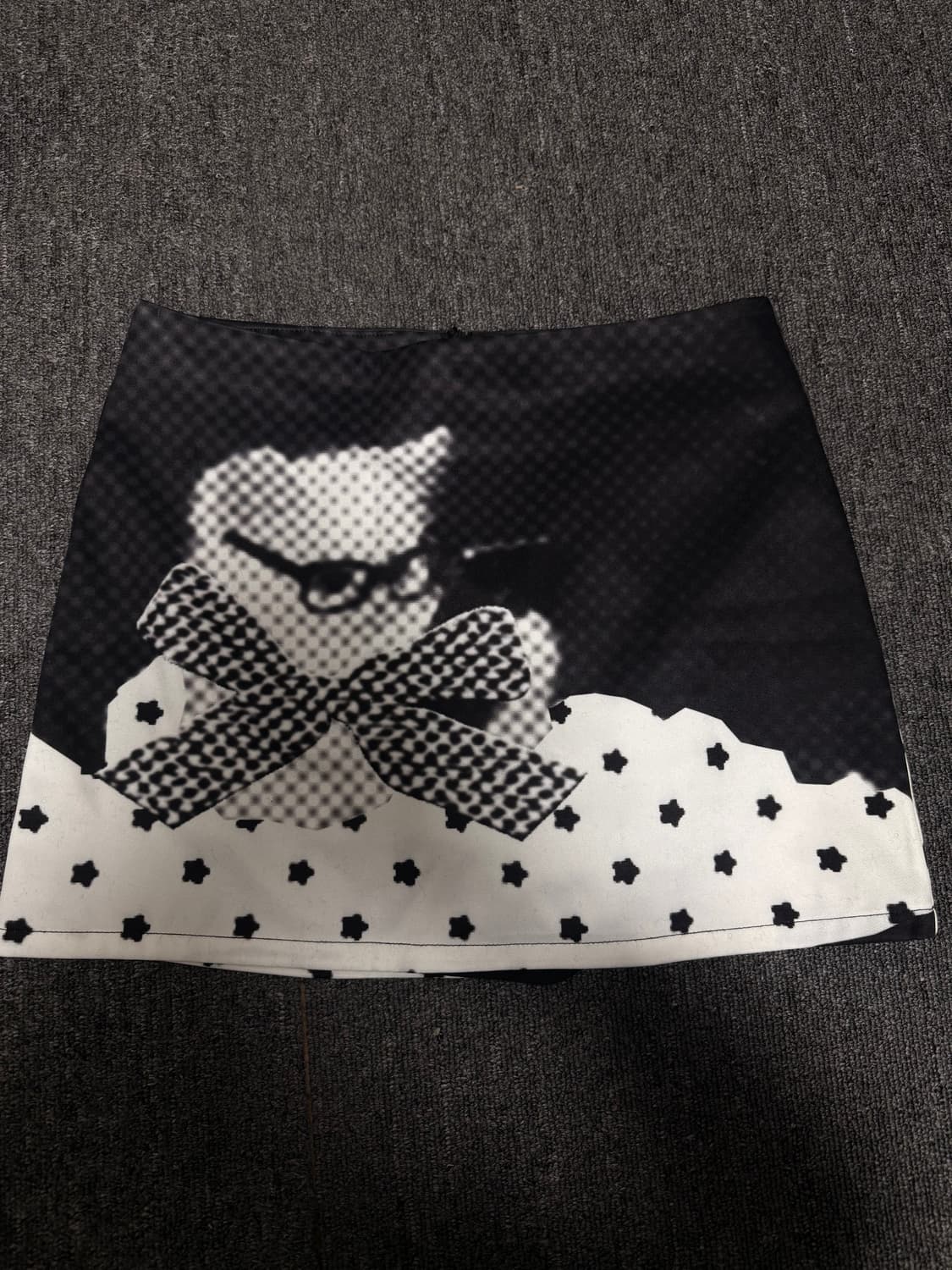 고양이 도트 치마 스커트 상품이미지1