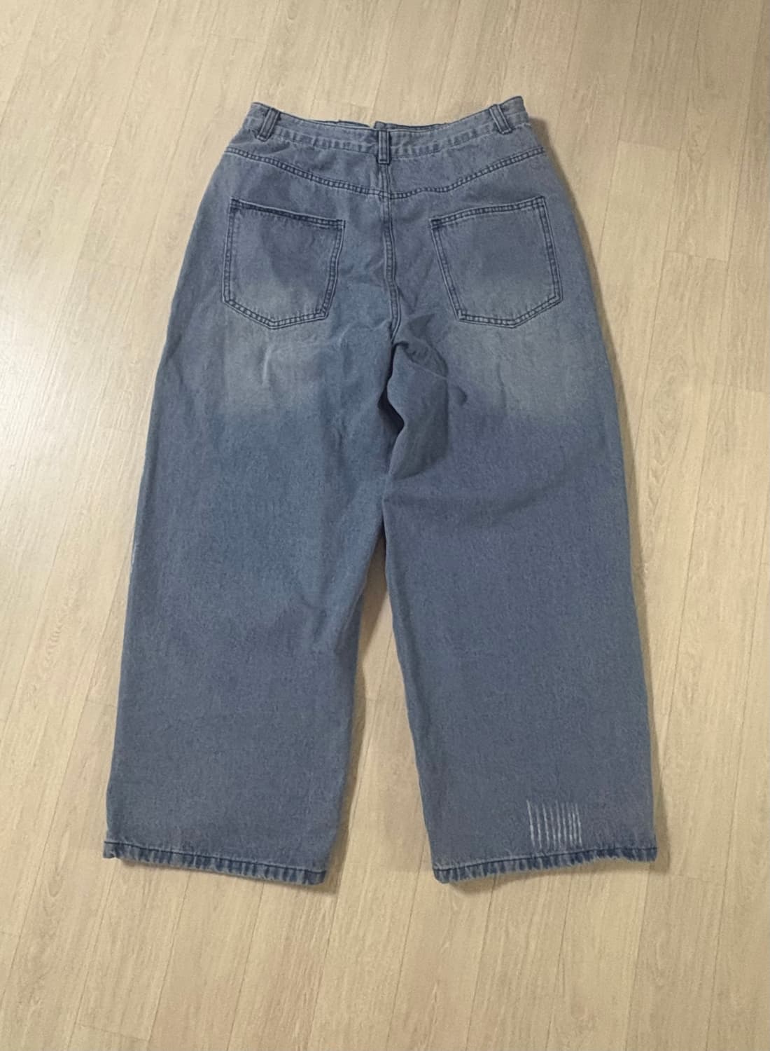 필루미네이트 데미지 워시드 데님 팬츠 상품이미지2