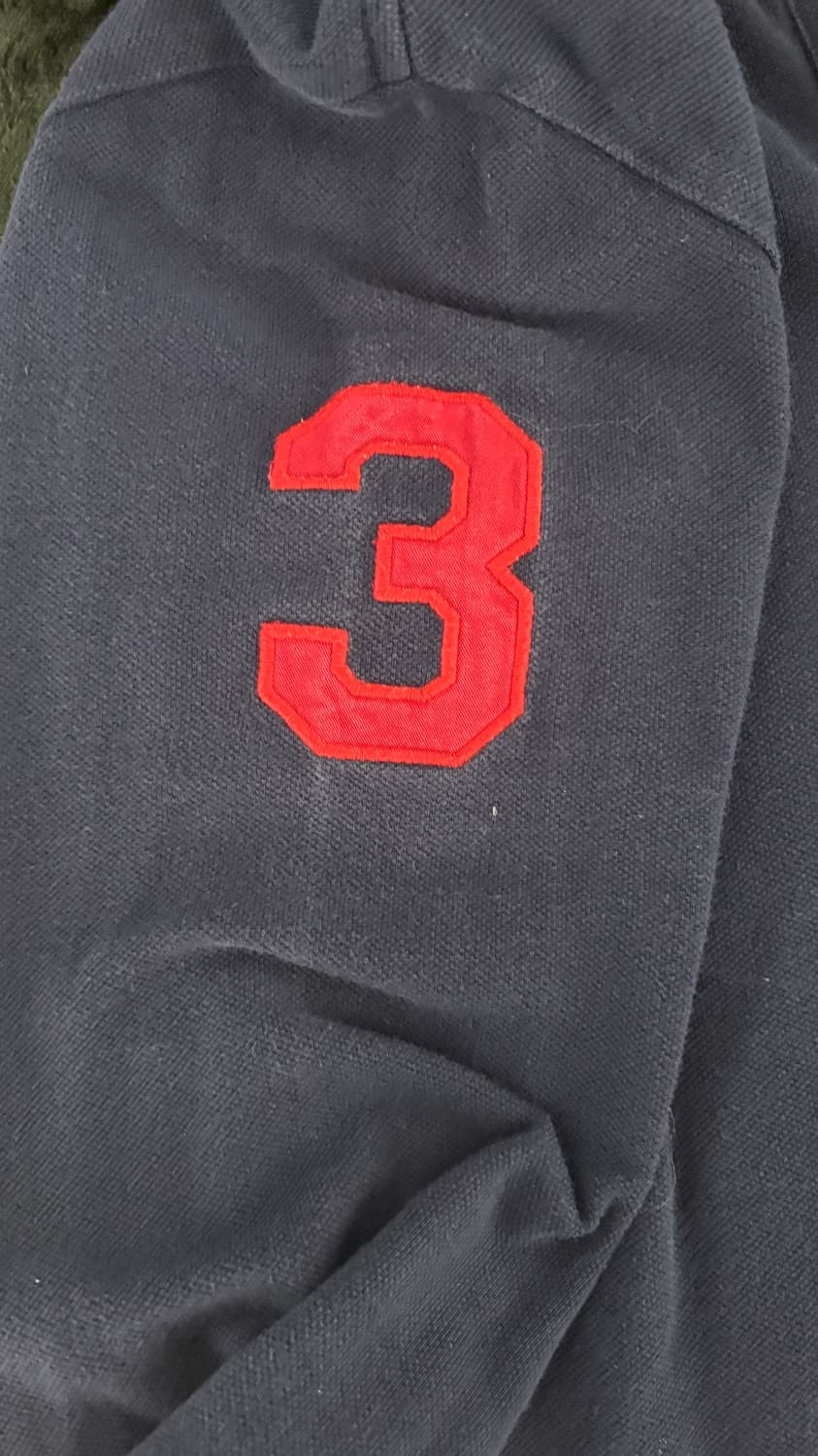 폴로 빅포니 카라티 긴팔티 네이비 레드 상품이미지3