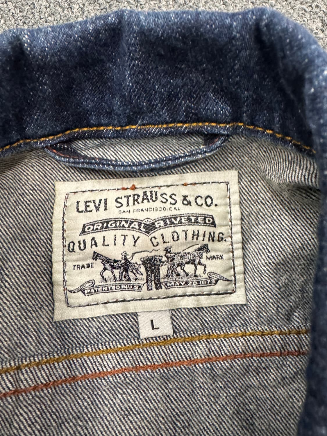 L)리바이스 빈티지 3세대 데님자켓 상품이미지5