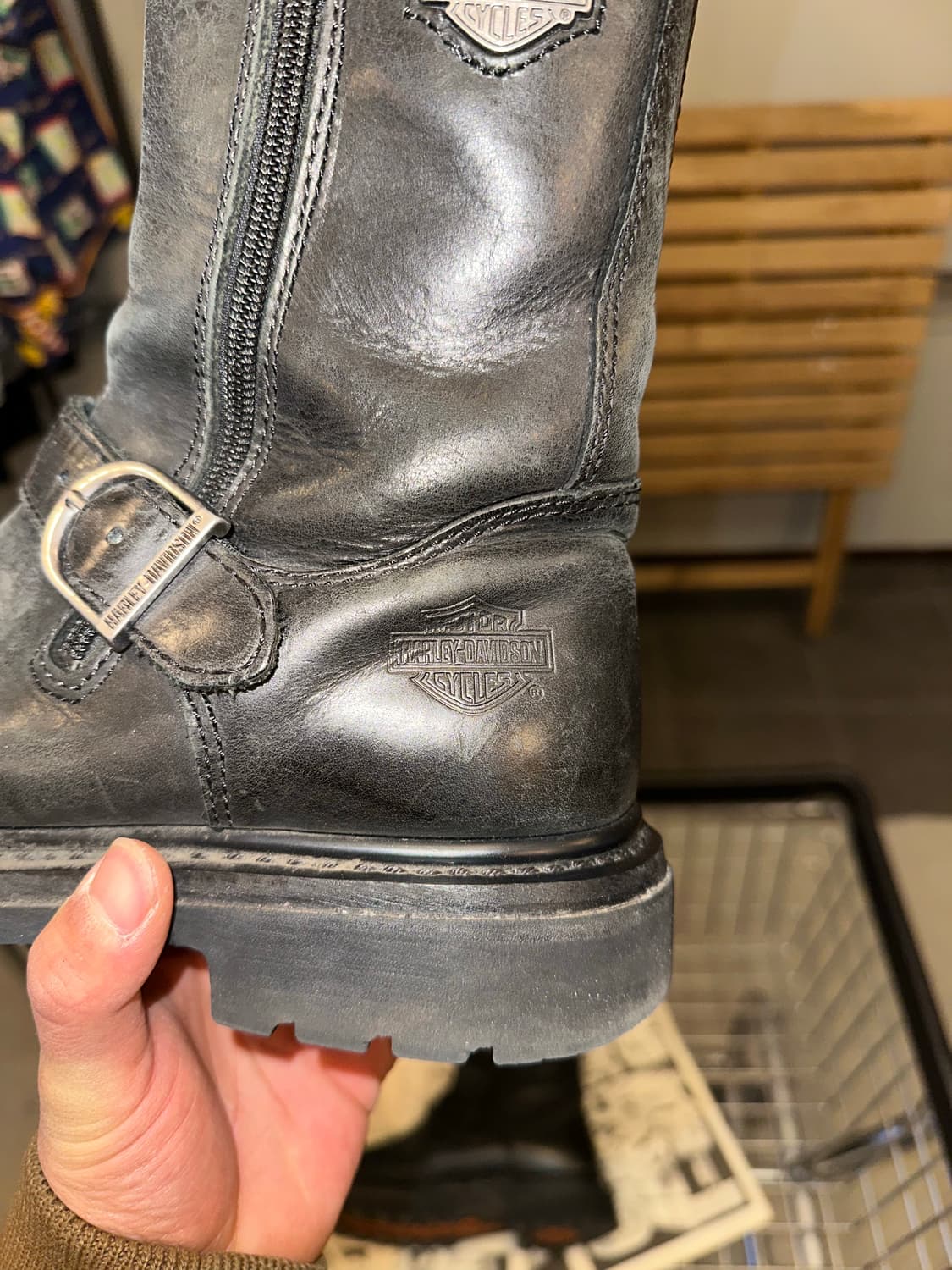 Harley Davidson startex motorcycle boots 상품이미지9