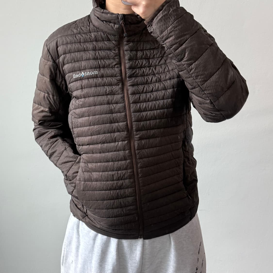 [M] 몽벨 브라운 구스 경량패딩 상품이미지1