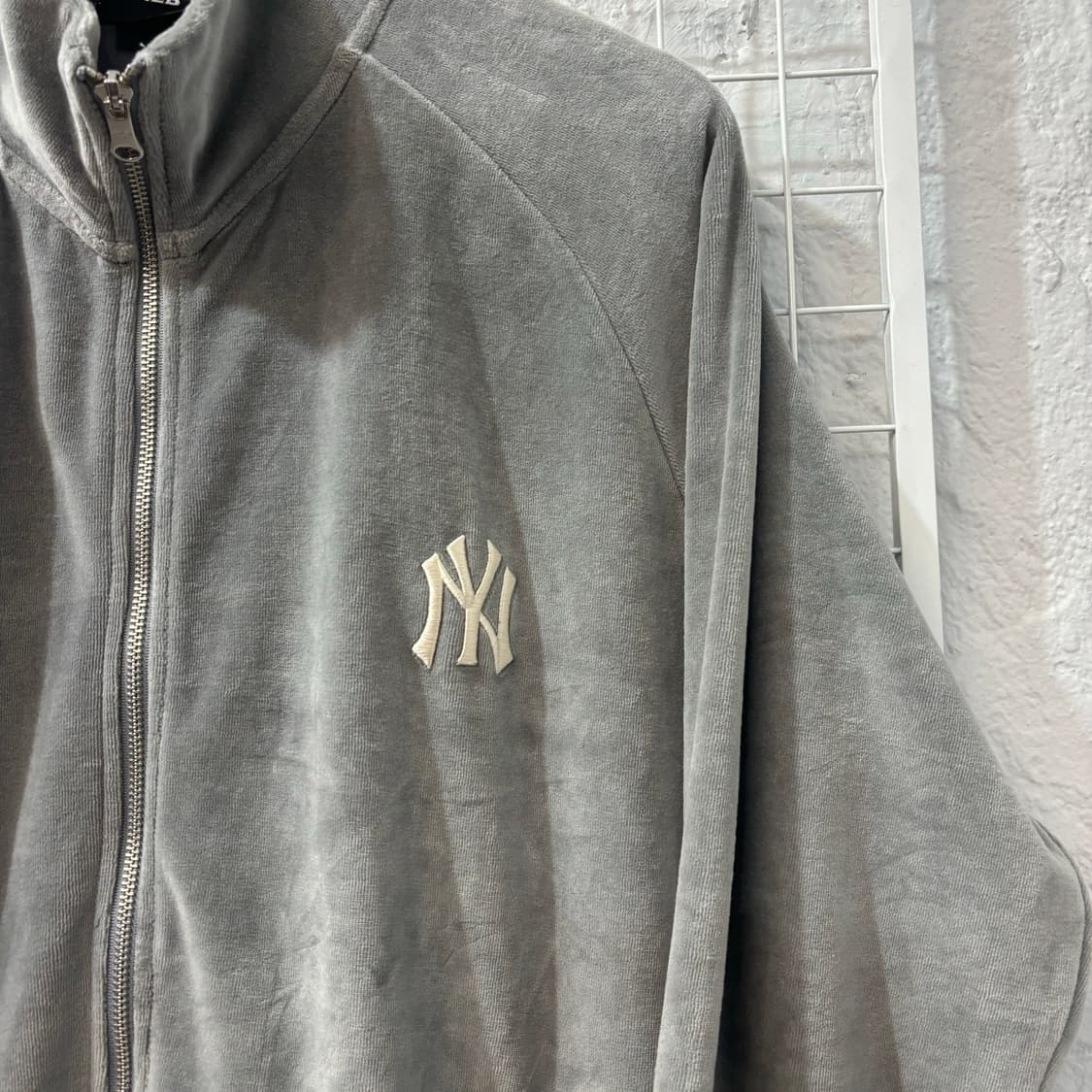 MLB 엠엘비 파스텔 민트 벨뱃 트랙탑 져지 2XL 상품이미지5