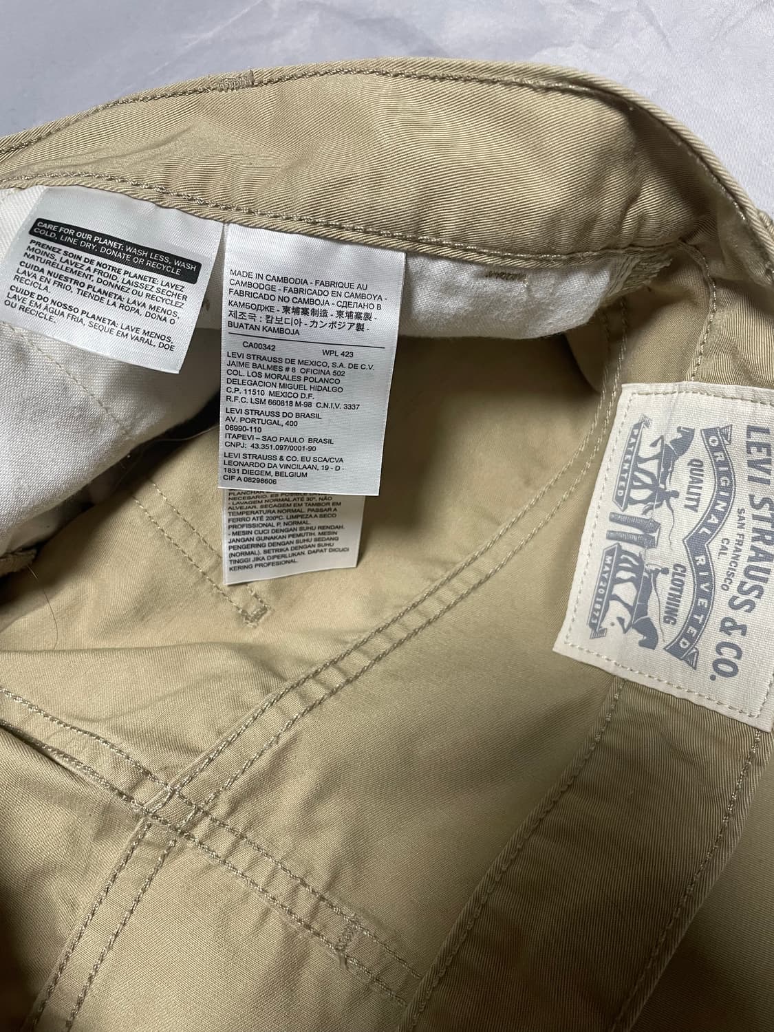 리바이스 511 치노팬츠 화이트탭 32 상품이미지4