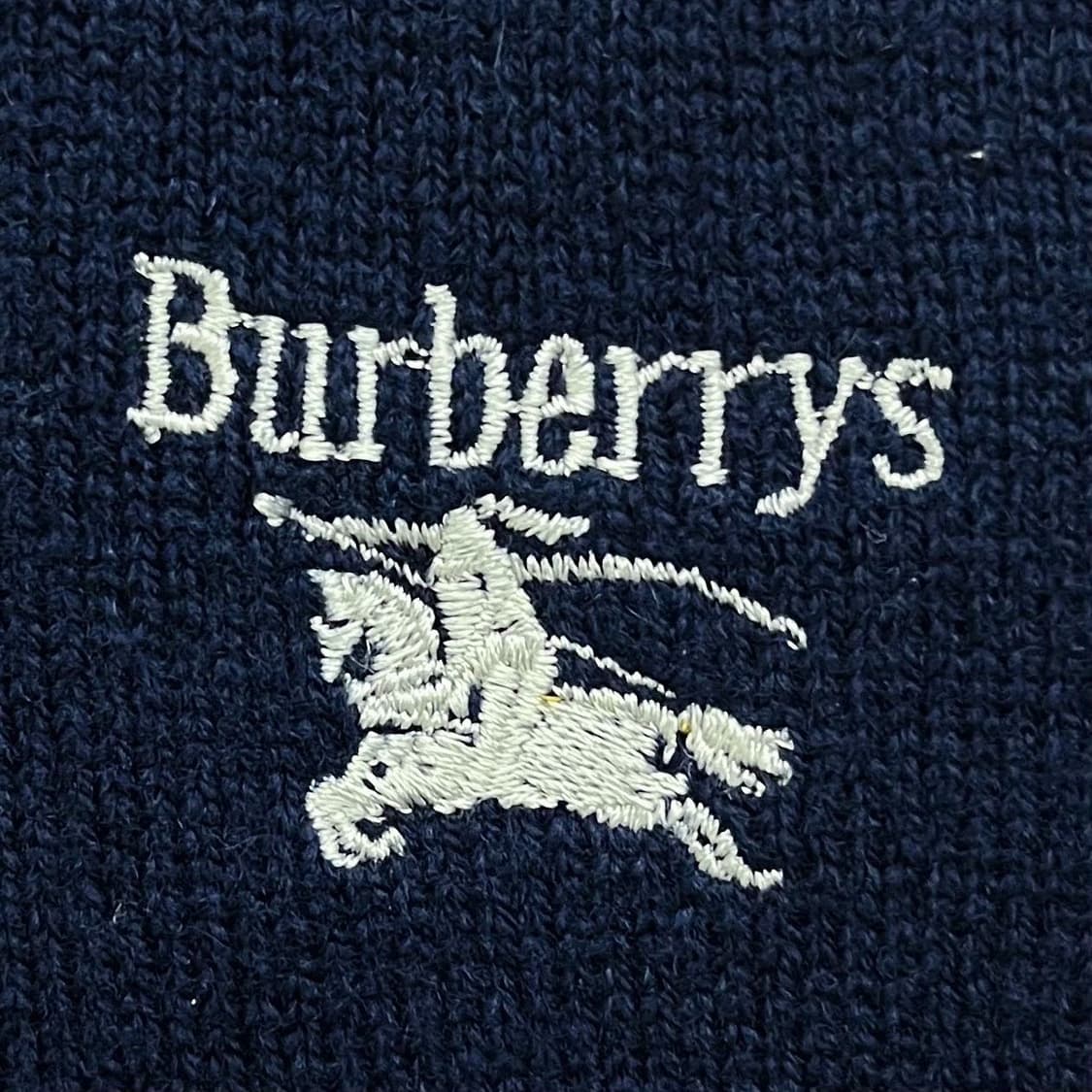 버버리 90‘s 오리지널 기마로고 울 니트 베스트  상품이미지4