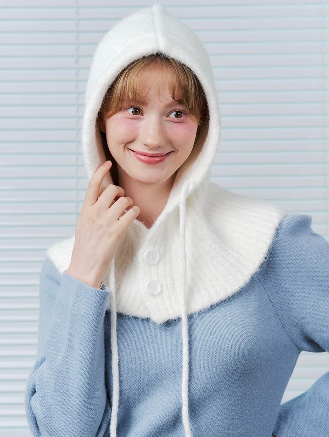 앵브록스 디어 마이 러브 바라클라바 화이트 상품이미지4