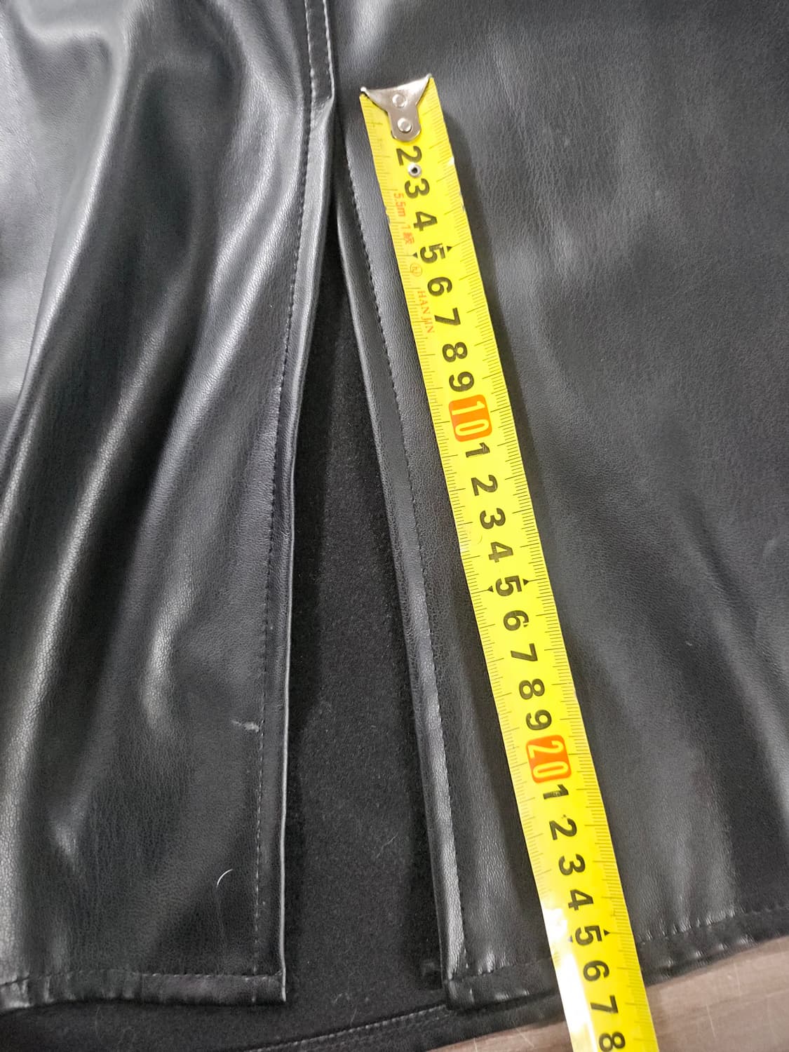 레더 롱 스커트  M -  L 상품이미지8