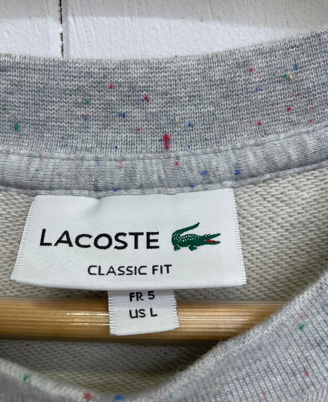 라코스테 클래식 핏 크루넥 맨투맨 상품이미지7