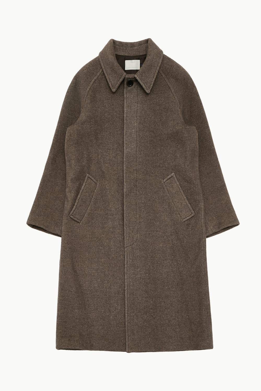 아모멘토 울 래글런 코트 브라운 M 상품이미지1