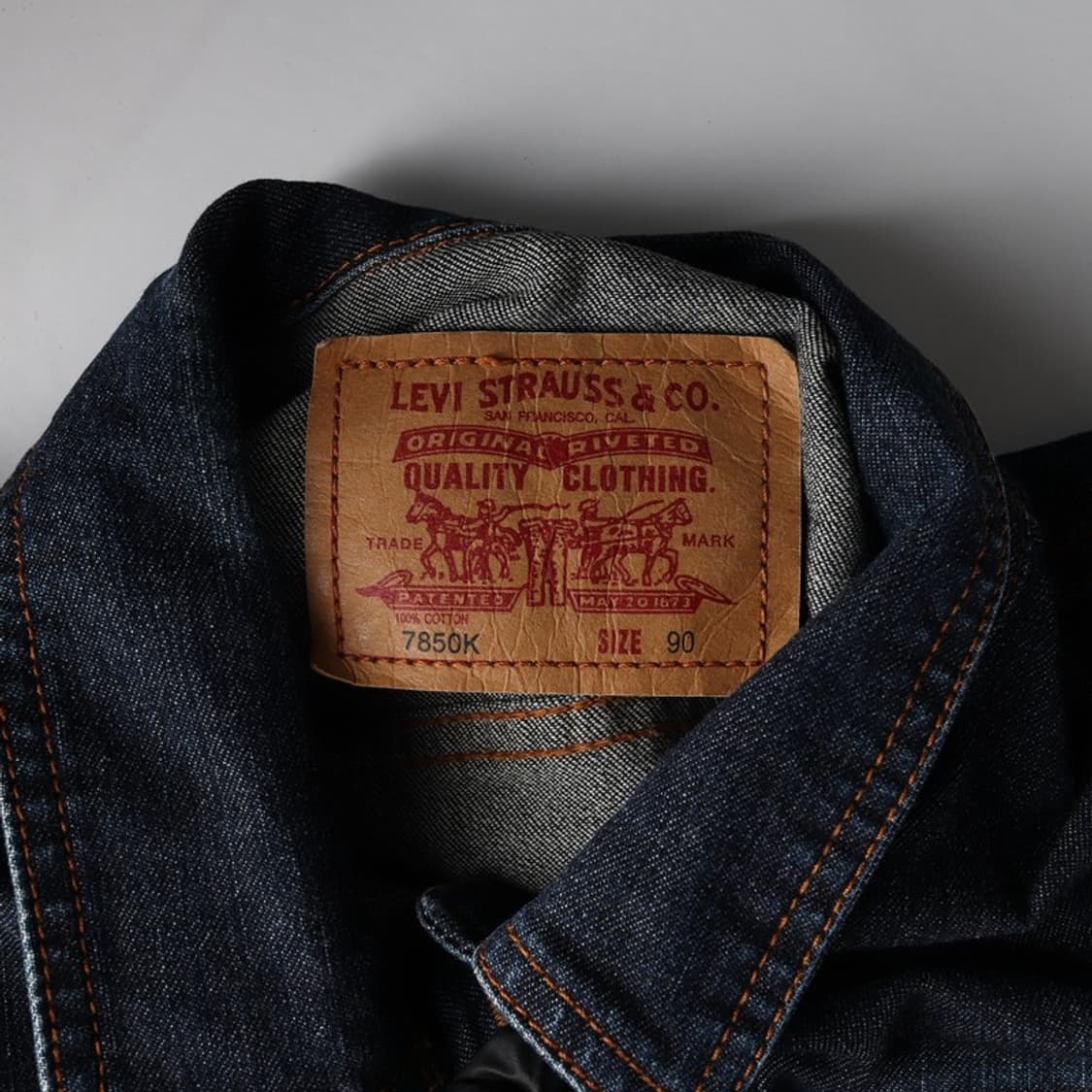 리바이스 진청 스티치 스판 데님 자켓 S 상품이미지5