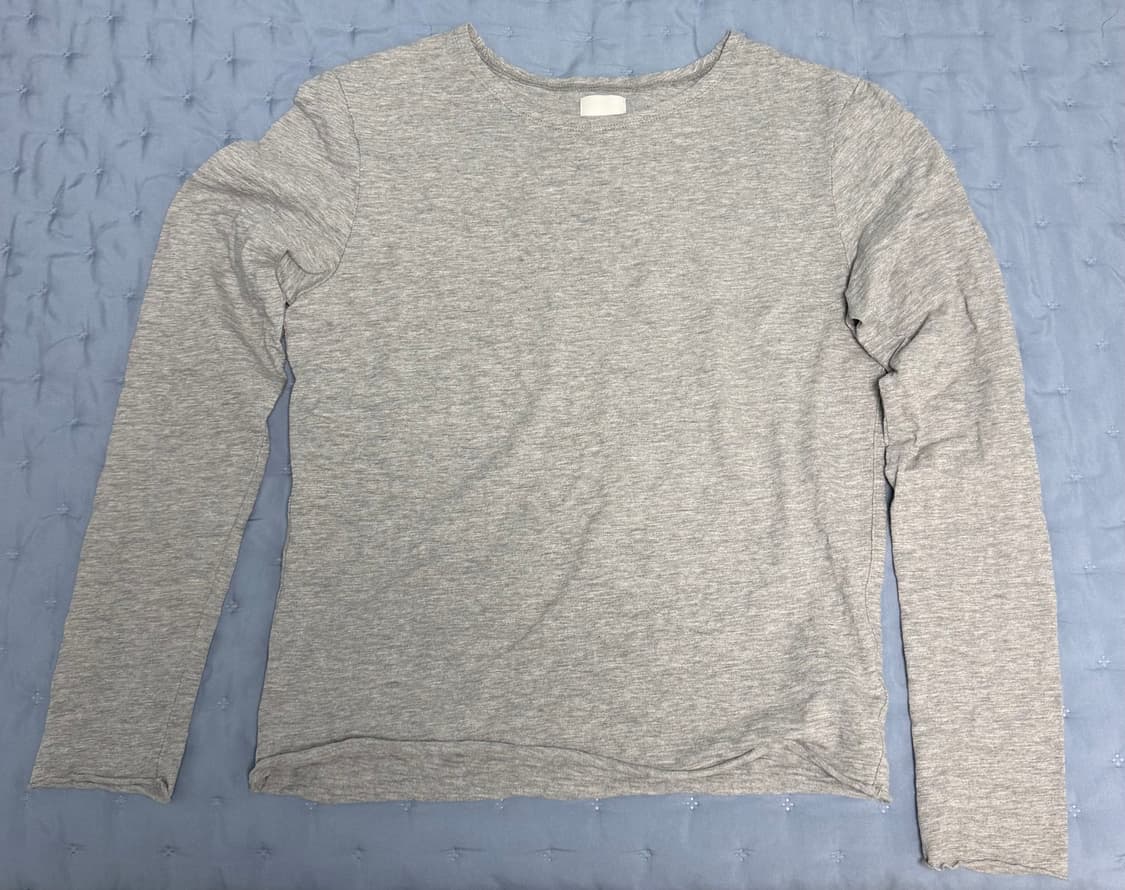 10/27 제품 모노프리베 텍스처 롤 롱슬리브 1사이즈 상품이미지2