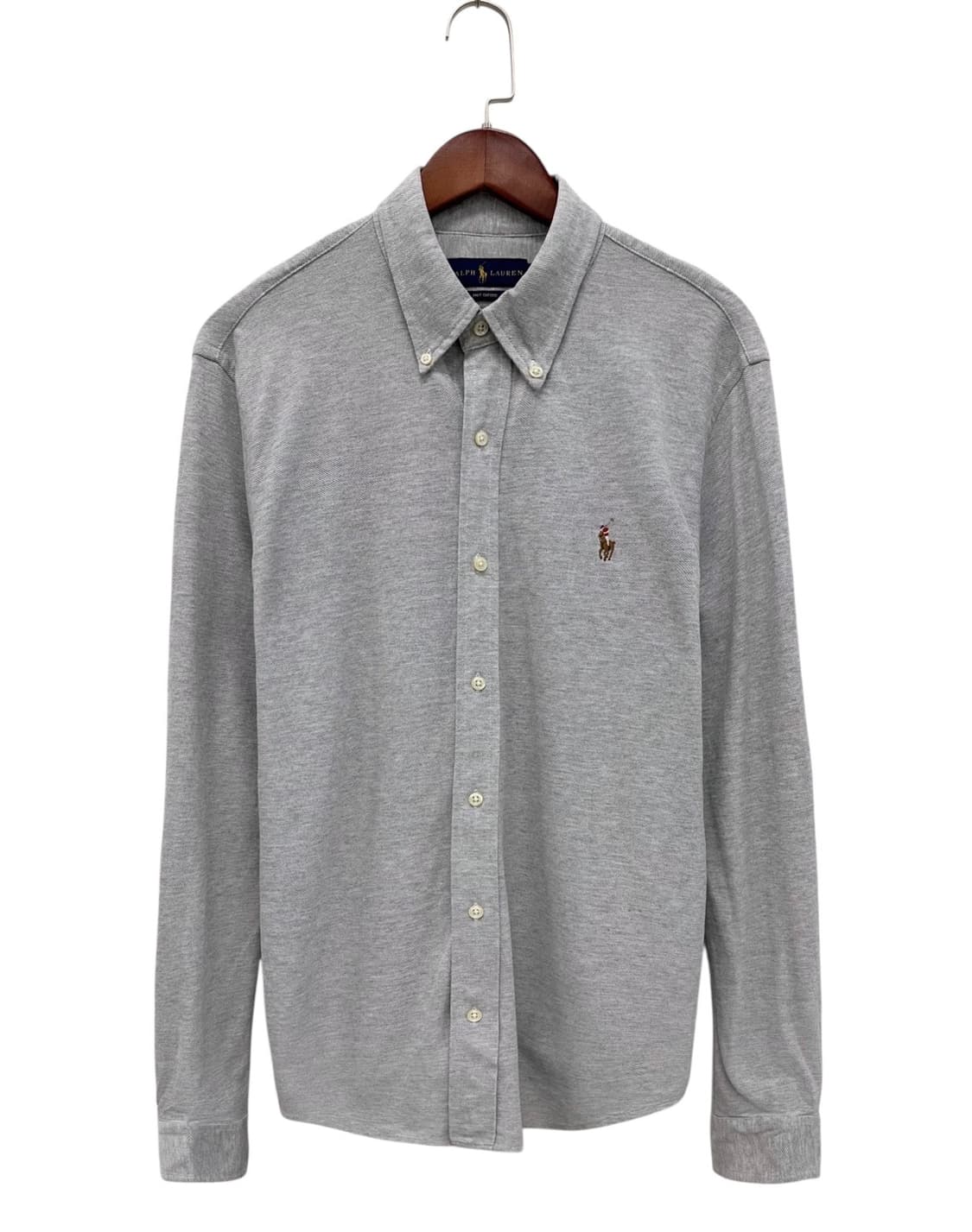 폴로 옥스포드 니트 셔츠 그레이 (L) 상품이미지1