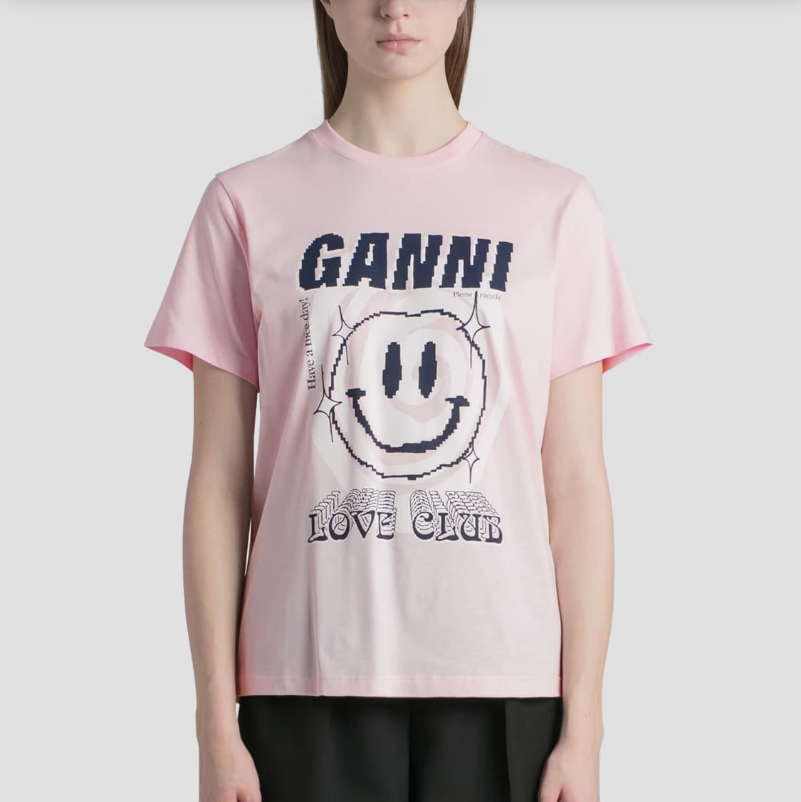 가니(GANNI) 러브클럽 티셔츠 프리사이즈 상품이미지1