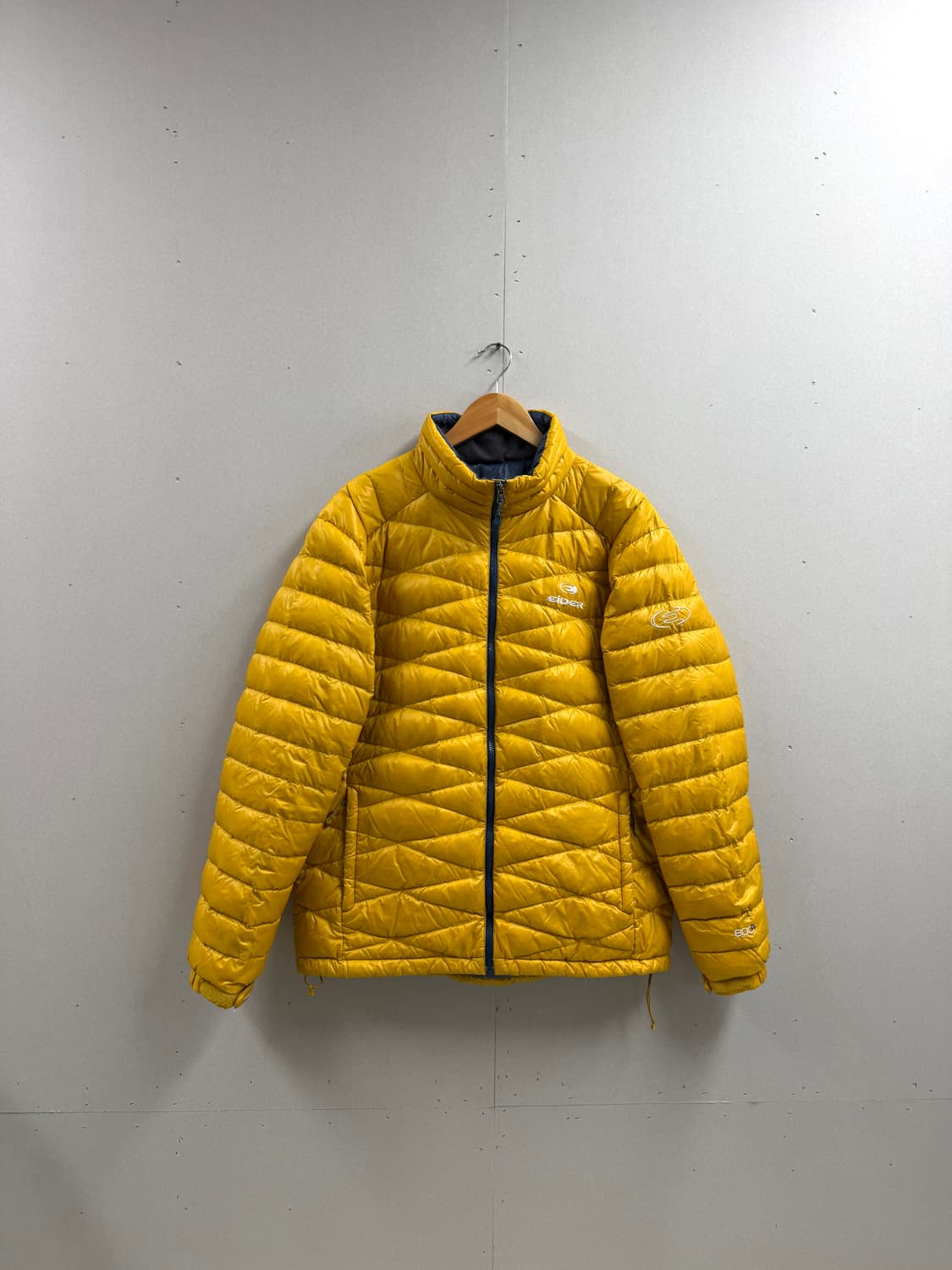 남성 XXL 110 / 아이더 구스다운 경량패딩 옐로우 상품이미지1