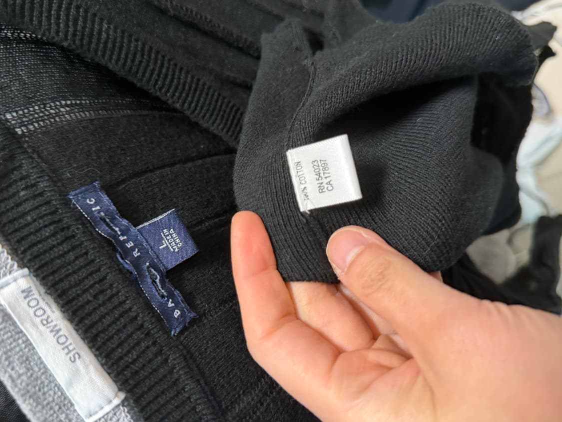 바나나리퍼블릭 가디건 블랙 L 상품이미지4