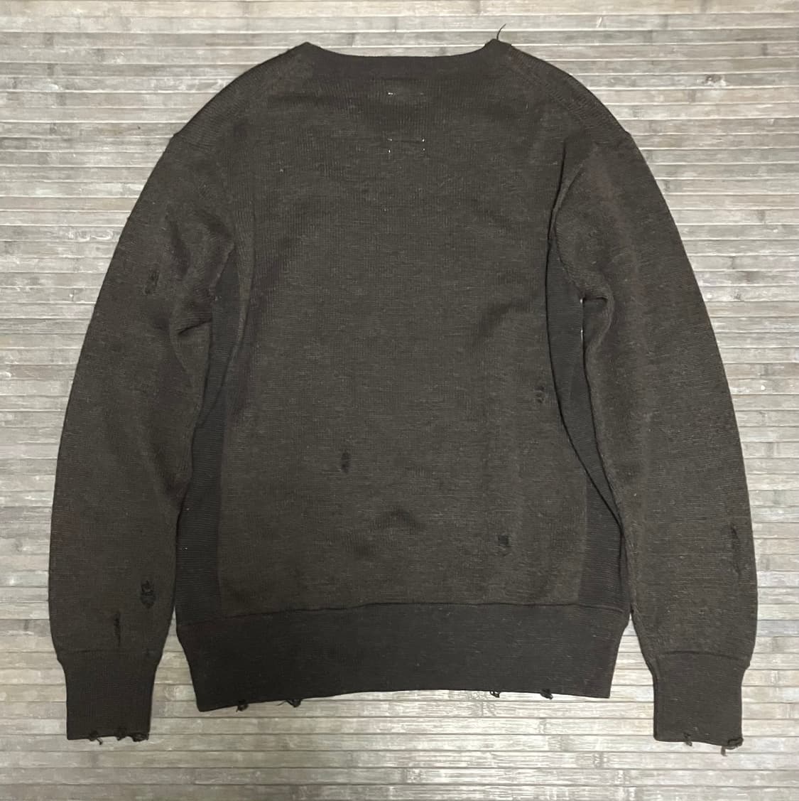 Distressed black grunge knit 상품이미지2