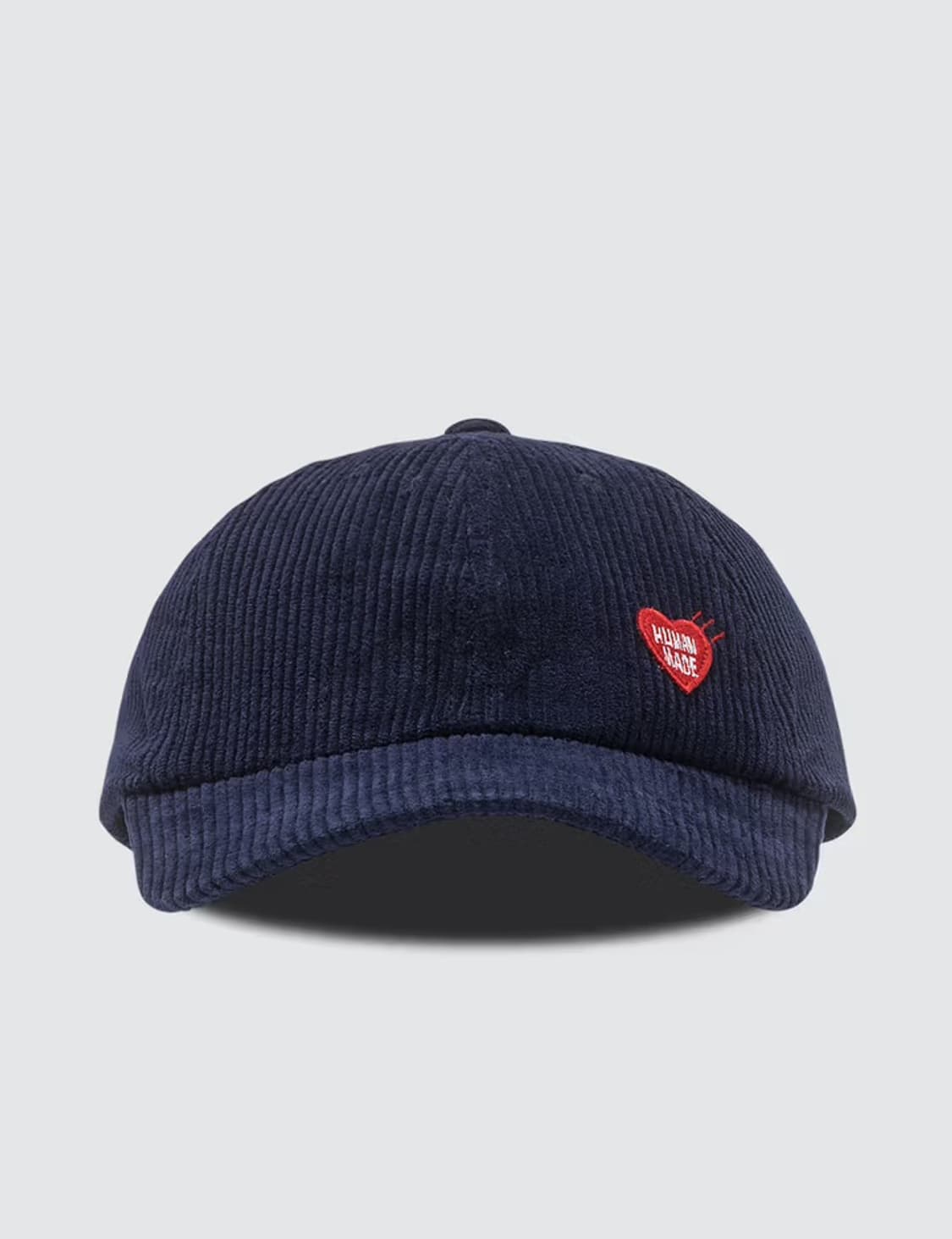 휴먼메이드(Human Made) 코듀로이 하트 로고 캡 네이비 상품이미지1