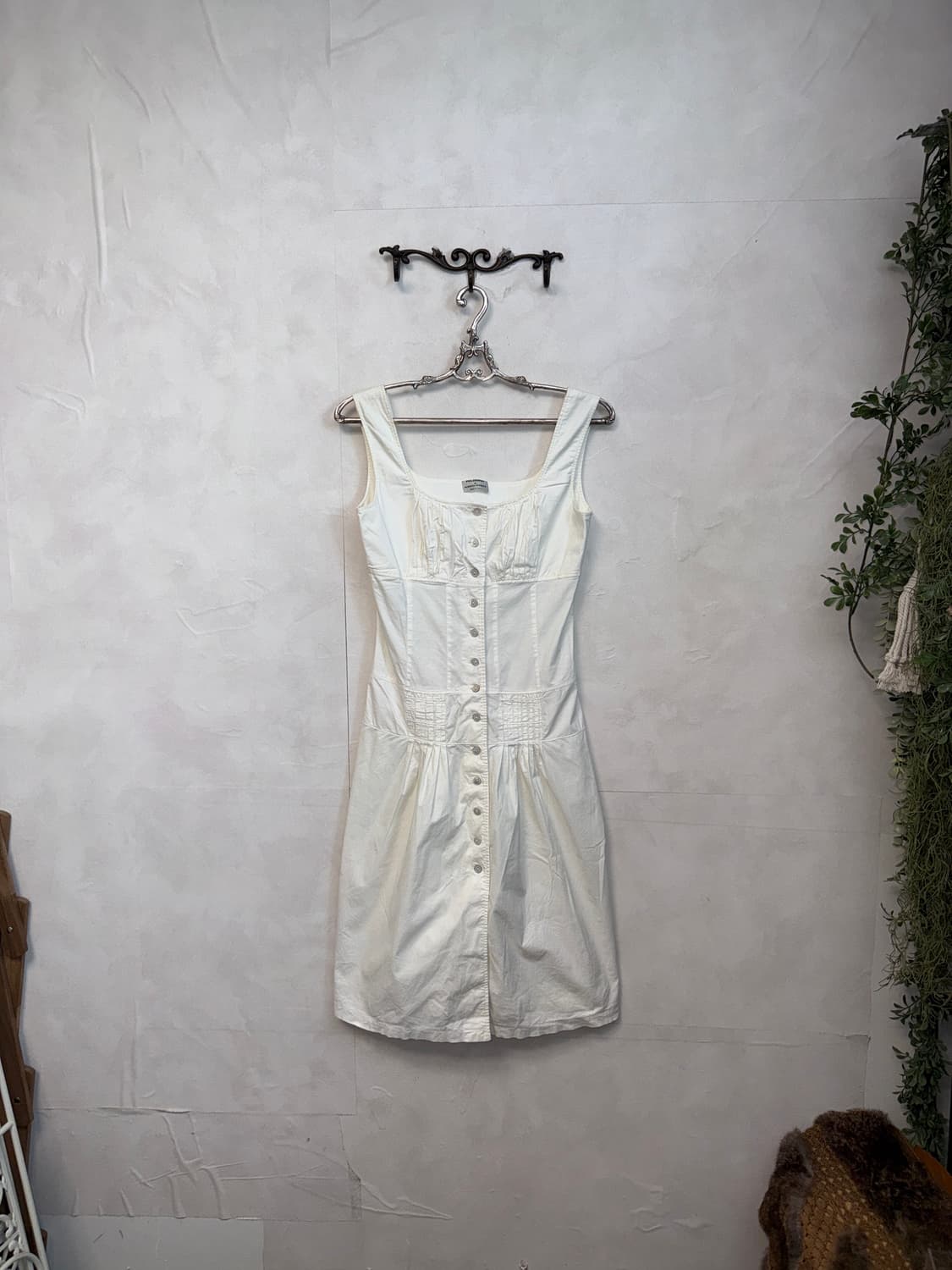 Alberta ferretti white button ops 상품이미지2