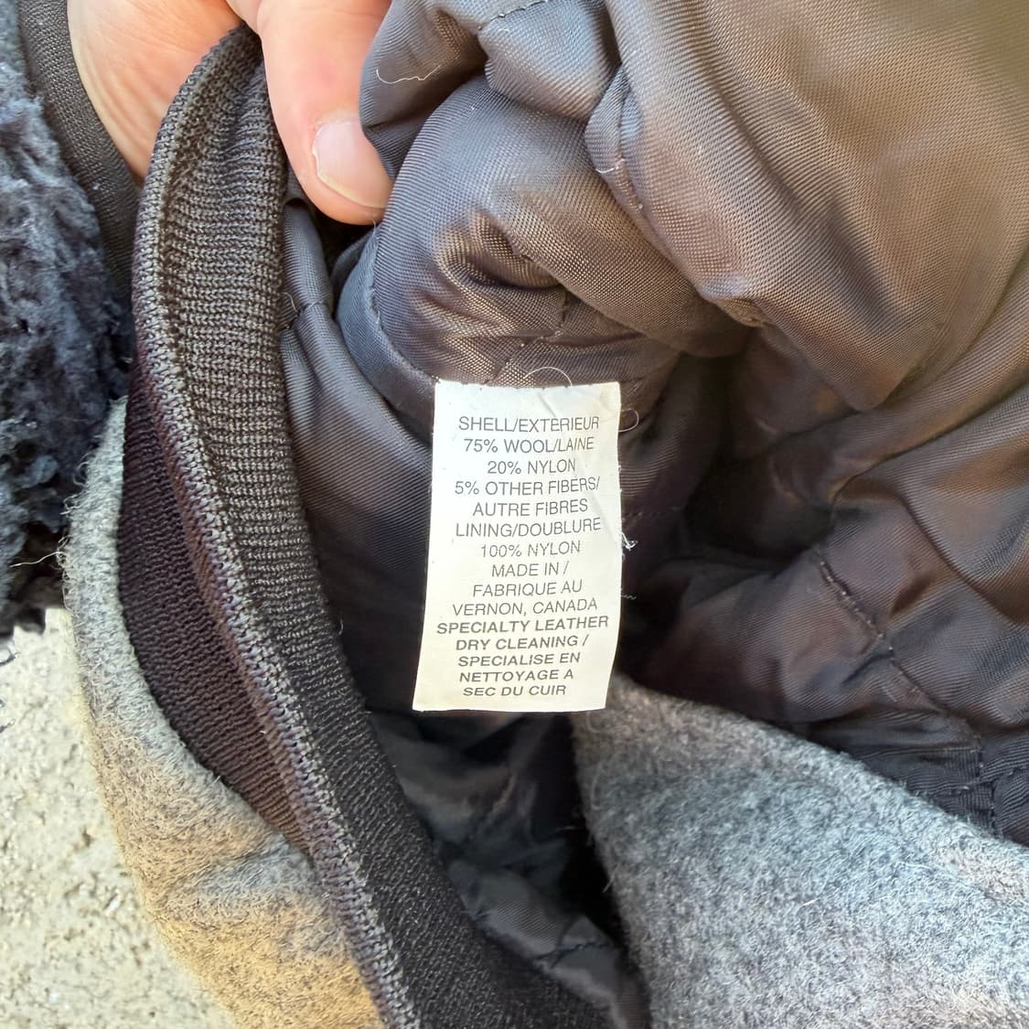 90s CANADA HI-PRO 빈티지 울 바시티 자켓 L 상품이미지6