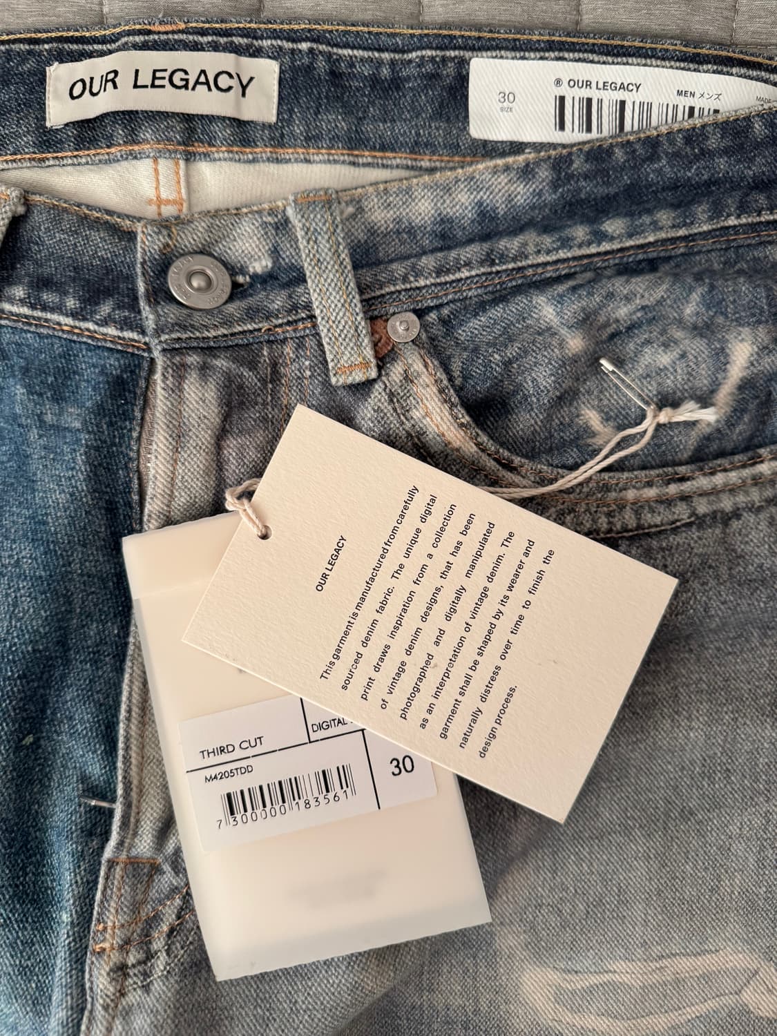 아워레가시 써드컷 데님 상품이미지3