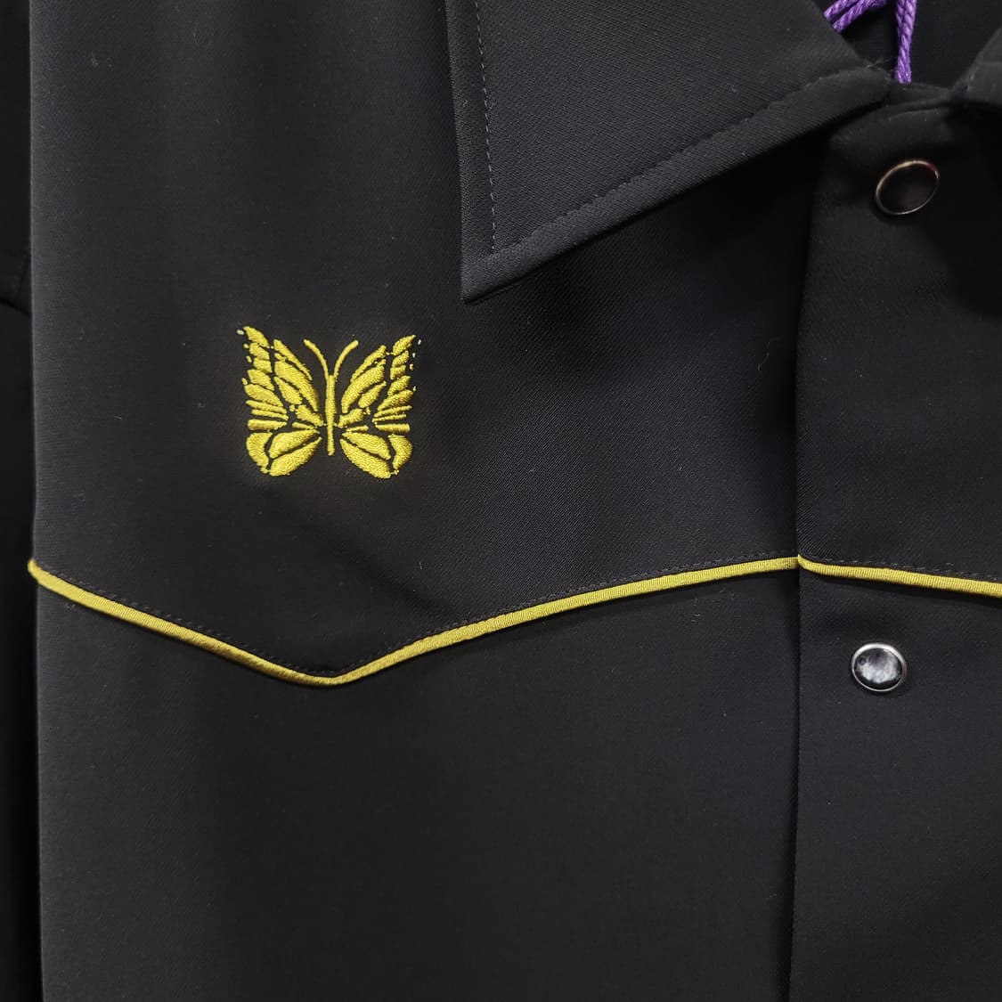 
니들스 파이핑 카우보이 자켓 더블 클로스 블랙(새제품급) 상품이미지4