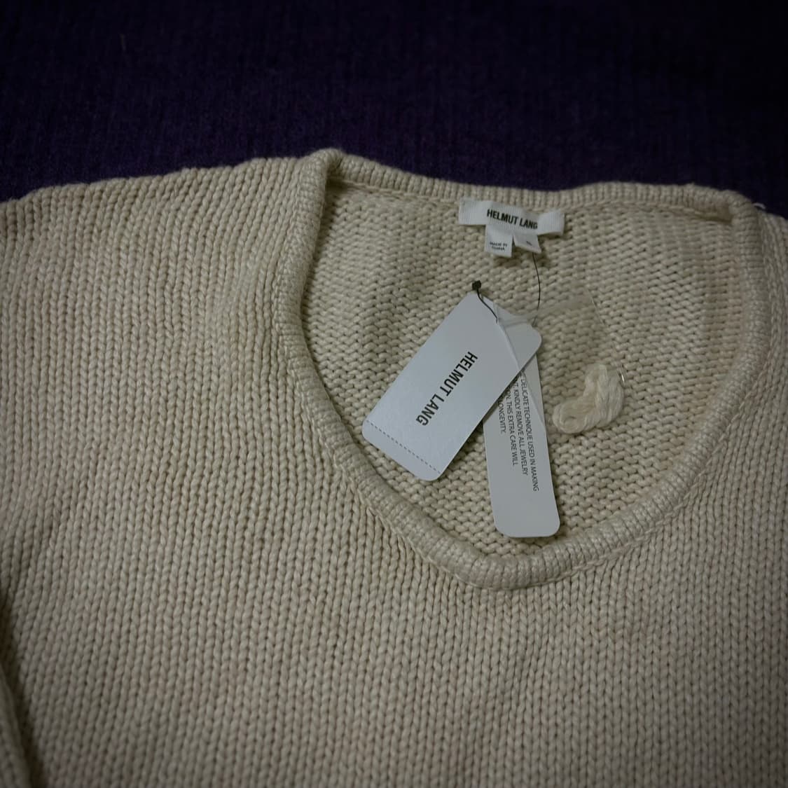 HELMUT LANG Asymmetric Knit Sweater  상품이미지2