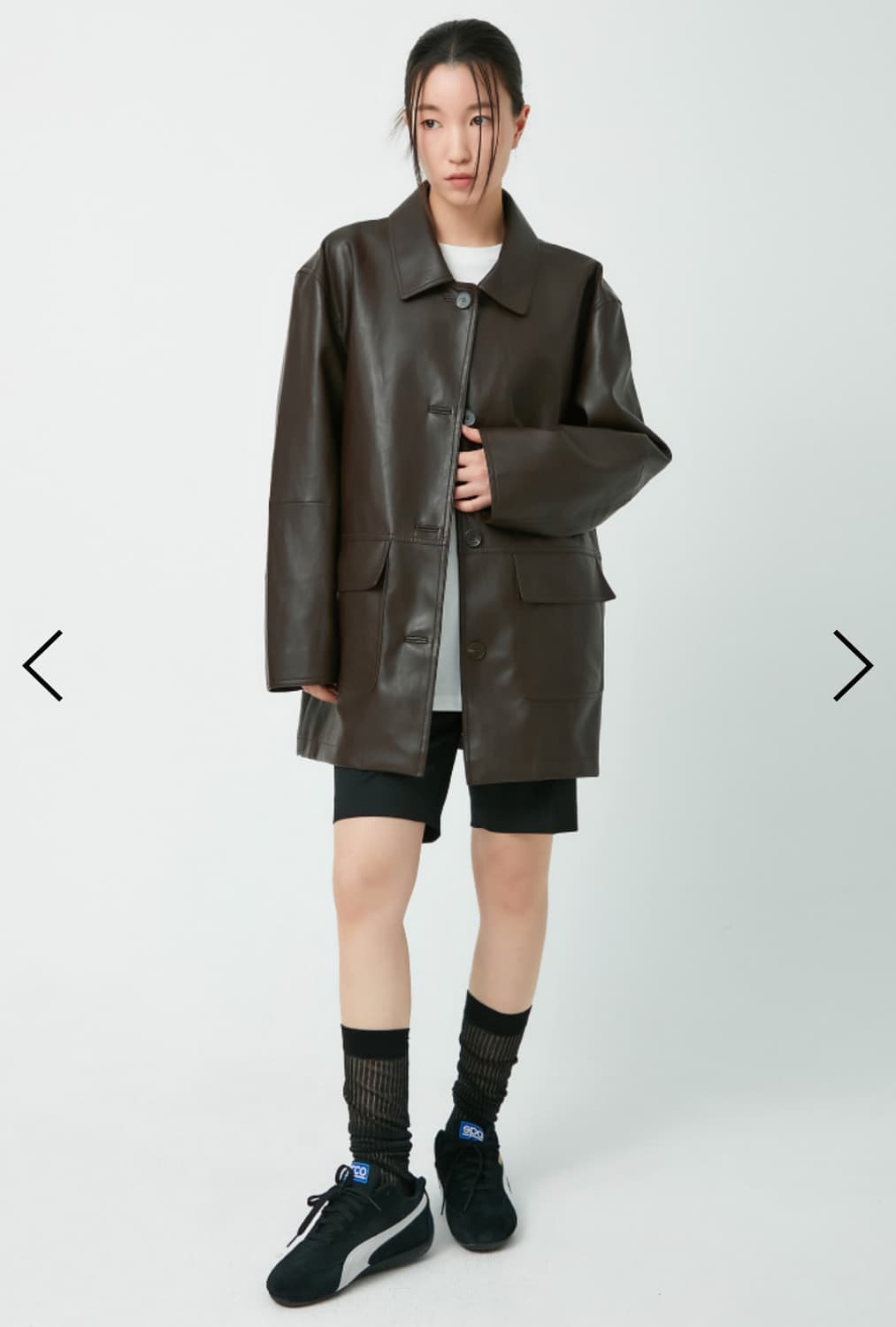 Wmm 스튜디오 비건레더 자켓 상품이미지1