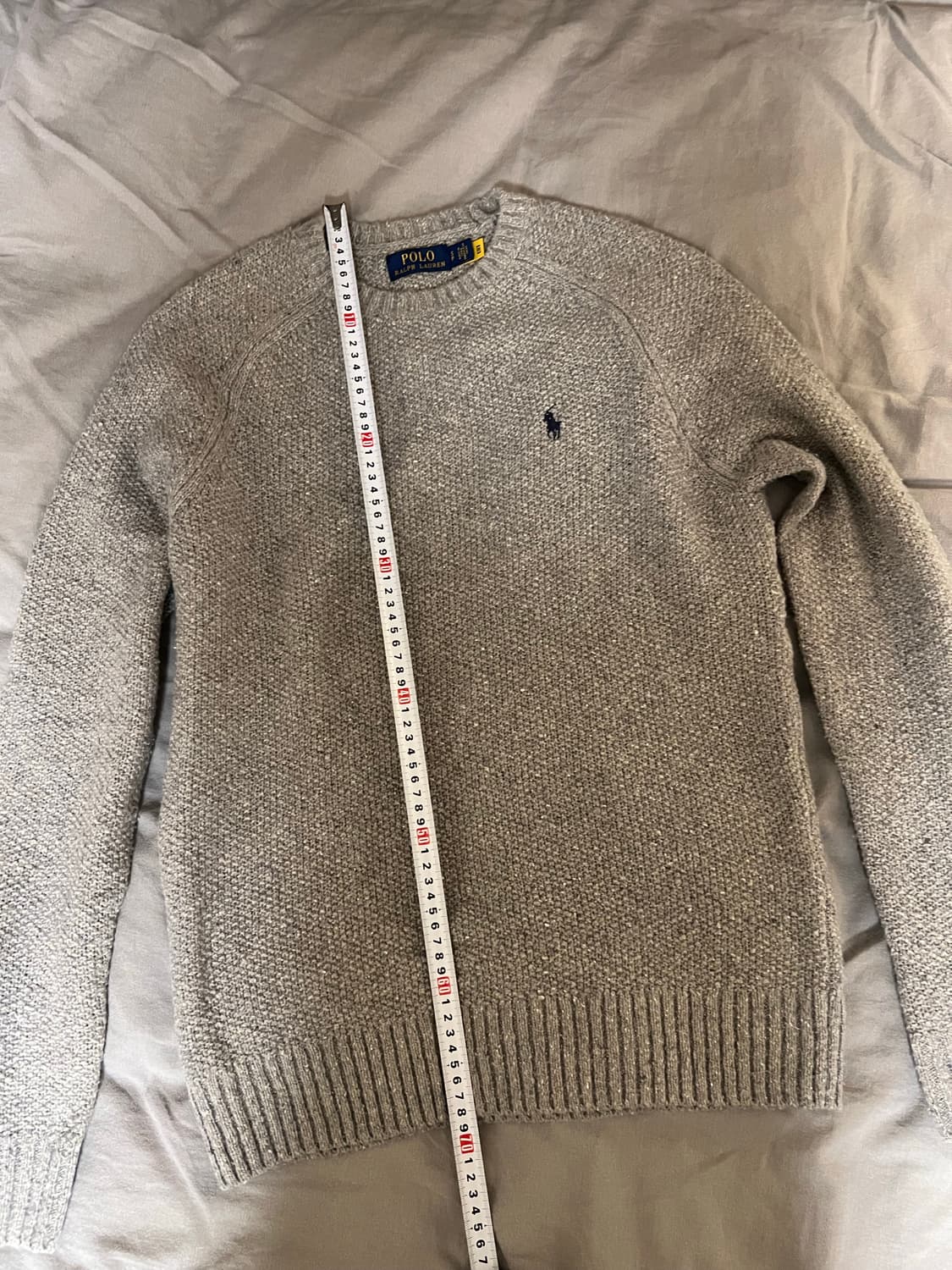 폴로 랄프로렌 헤어리 질감 울 니트 그레이 S 상품이미지8