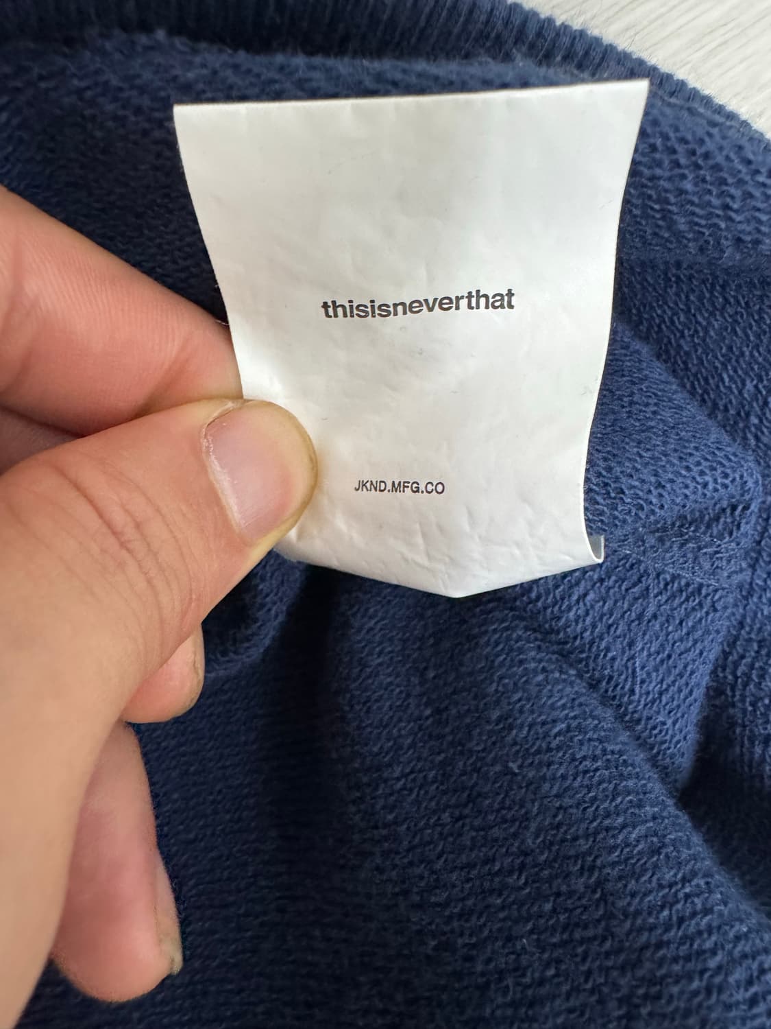 디스이즈네버댓 후드 네이비 L 상품이미지2