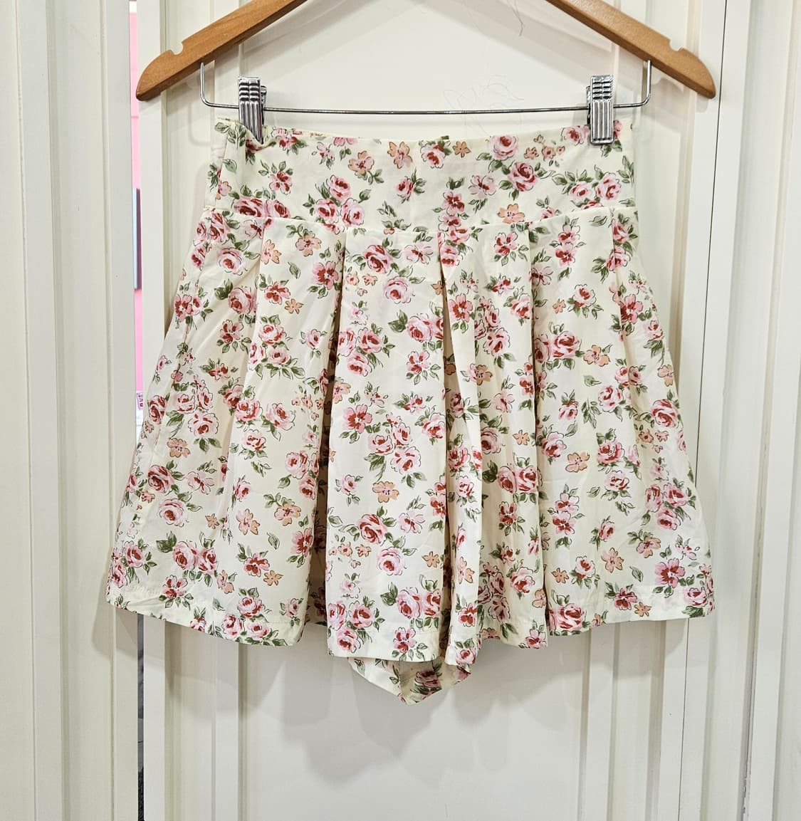 플라워 레이스업 큐롯팬츠 상품이미지6