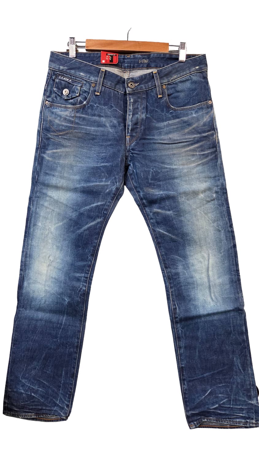 G-Star Raw 워싱 데님 청바지(W33/L32) 상품이미지1