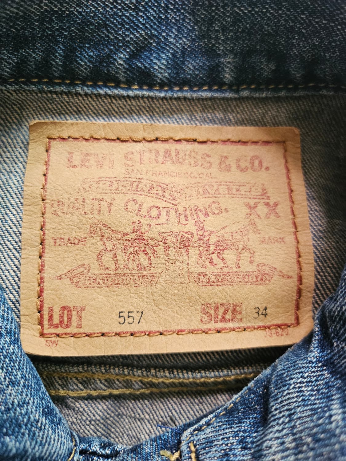 재패니즈 리바이스 71557 빅E 데님 여성자켓34 상품이미지3