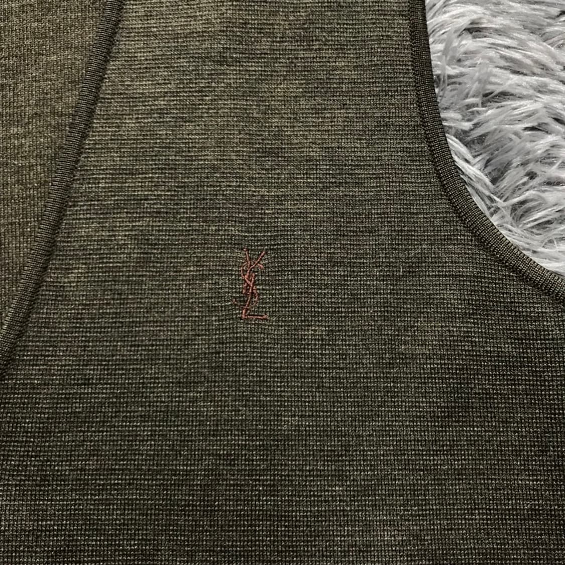 [[M, A급] 입생로랑(YSL) 브이넥 울 니트 조끼v17 상품이미지3