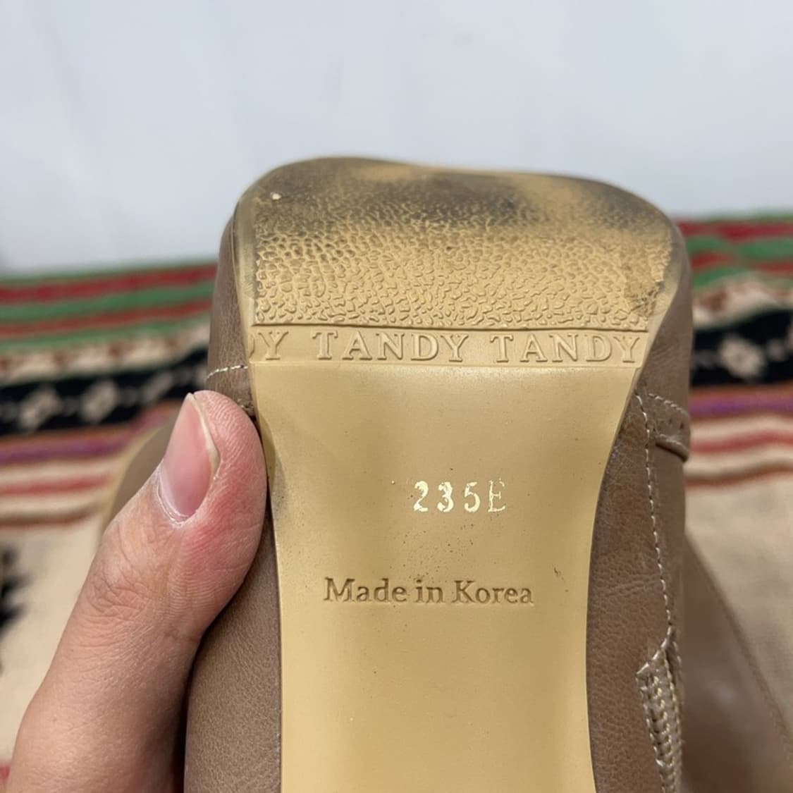 탠디 버클 앵클 부츠 235 X01499 상품이미지5