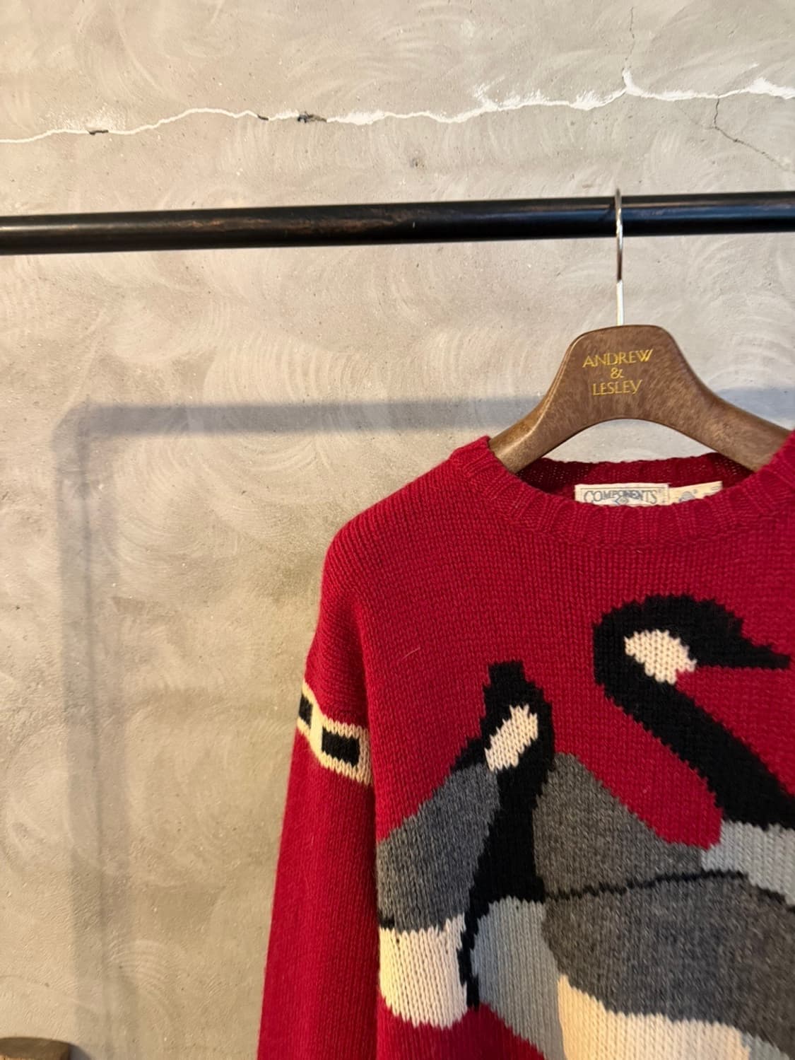 컴포넌츠 그래픽 램스울 니트 66~77 상품이미지6