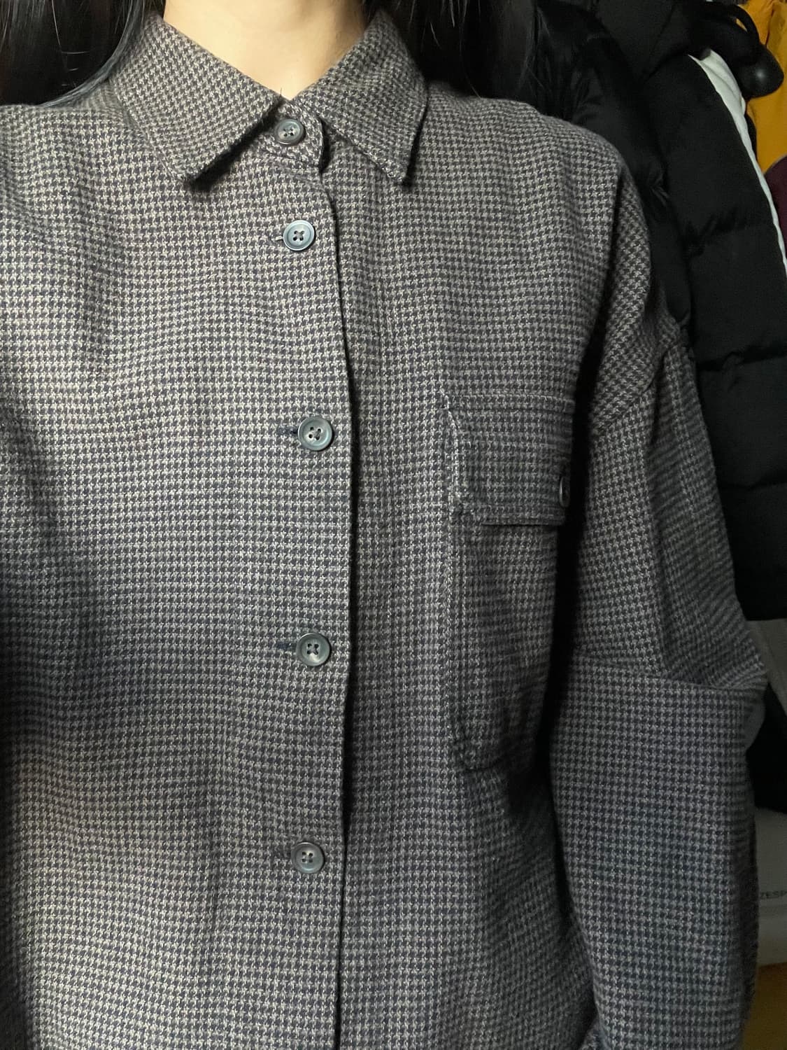 유니클로 하운드투스 셔츠 상품이미지4