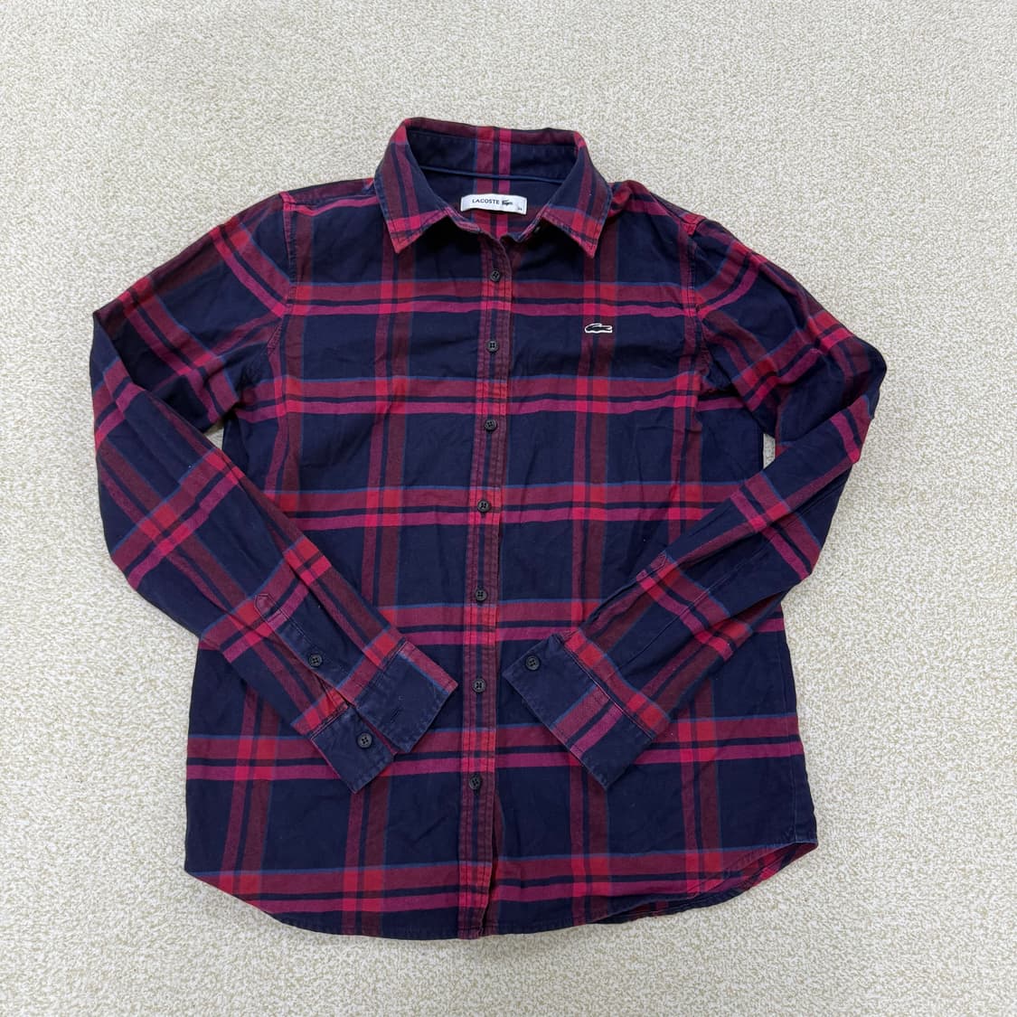 [34] 라코스테 여성 체크셔츠 1229T2 상품이미지1
