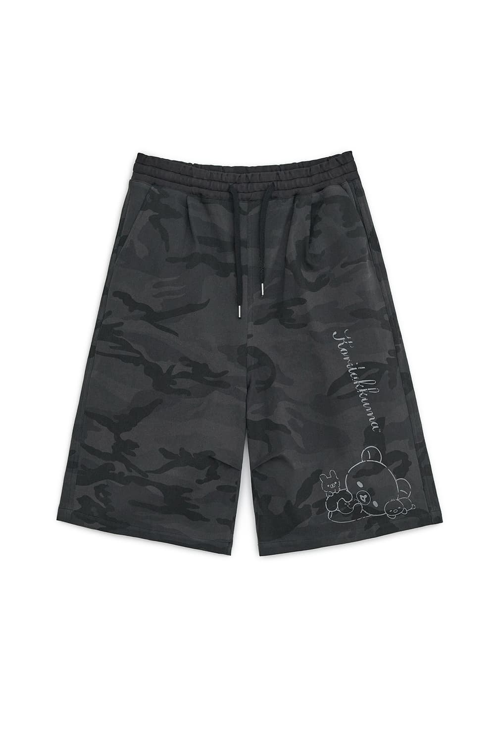 허그유어스킨 코리락쿠마 버뮤다 팬츠 차콜 코이세이오 지초이 미세키서울 상품이미지1