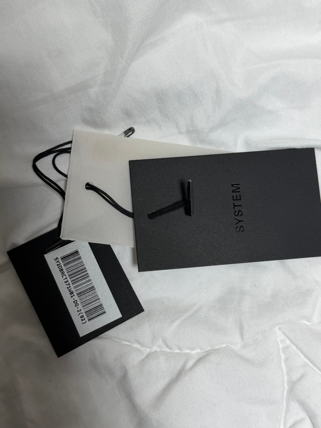 23fw system 한섬 시스템 캐시미어 더블 코트 그레이 82 상품이미지4