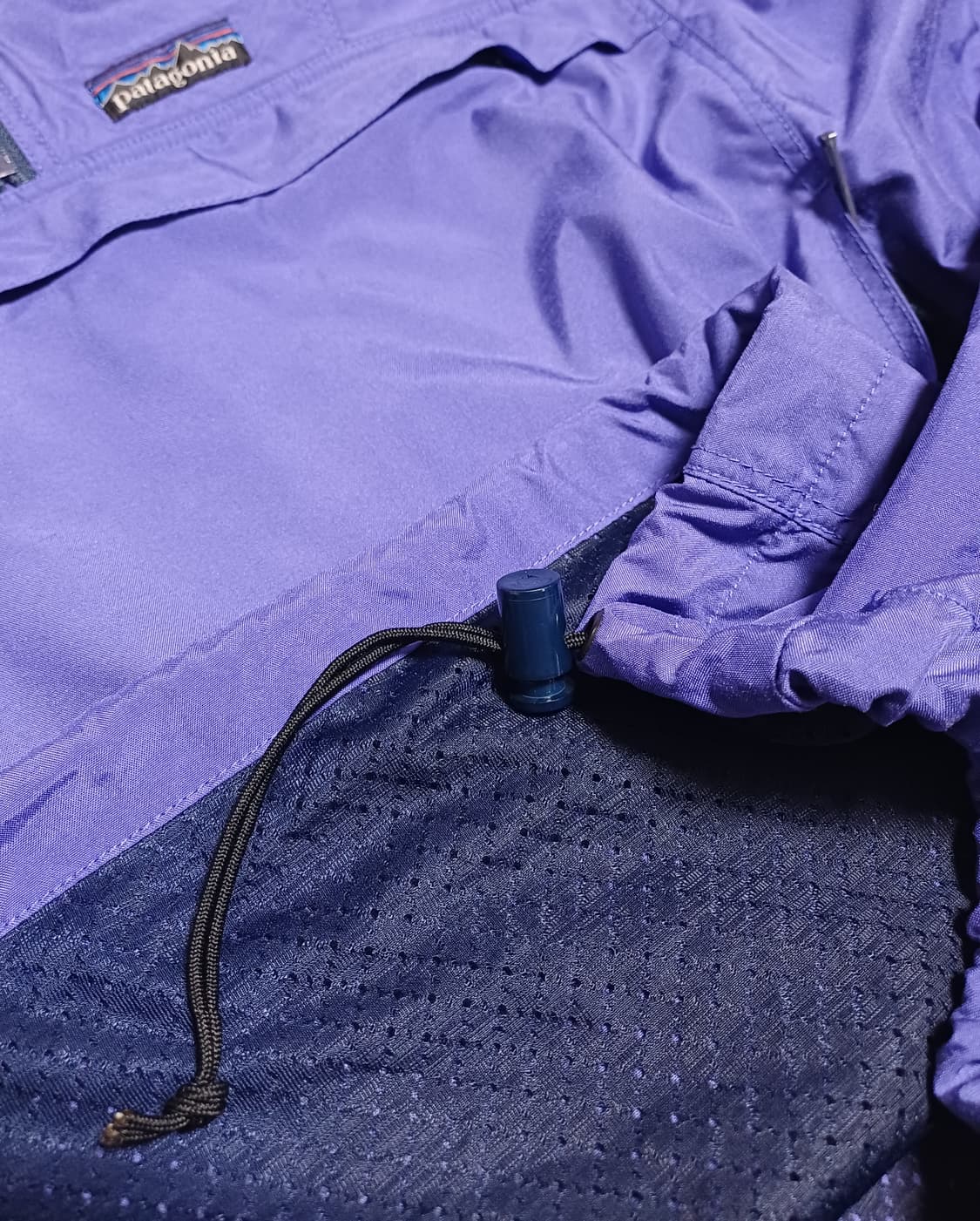 [L] 80s 파타고니아 나일론 아노락 풀오버 - 바이올렛 블루 상품이미지9