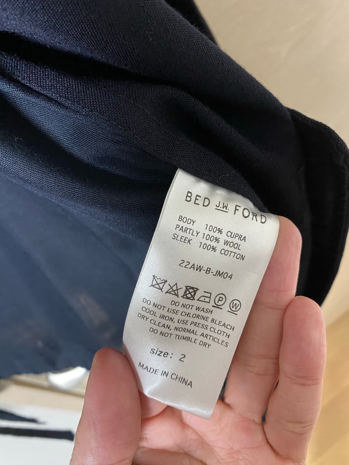 Bed jw ford 별버튼 레이어드 자켓 2사이즈 상품이미지9